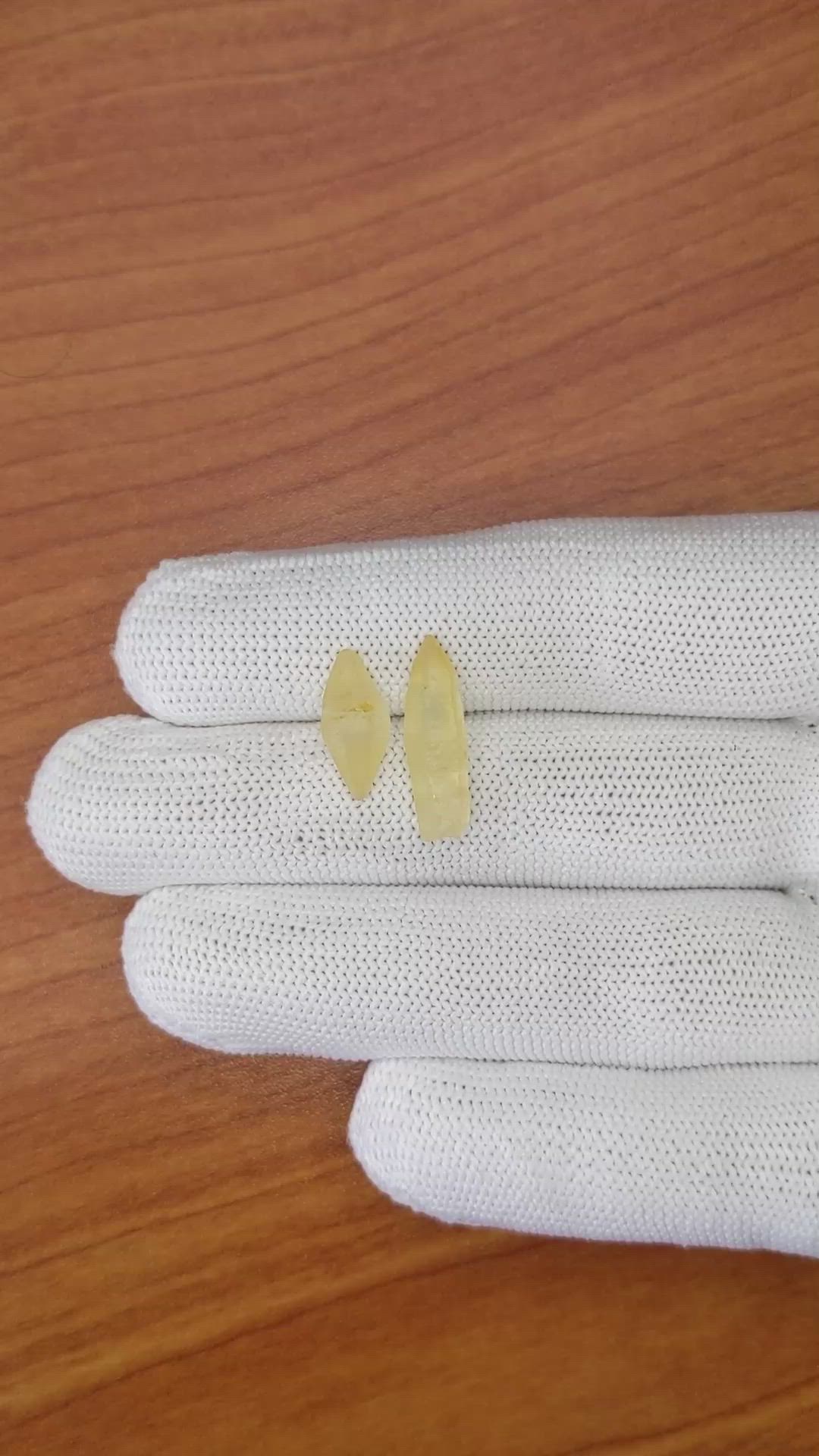 9.12 Ct. Yellow Sapphire from Ceylon (Sri Lanka) Size Video
