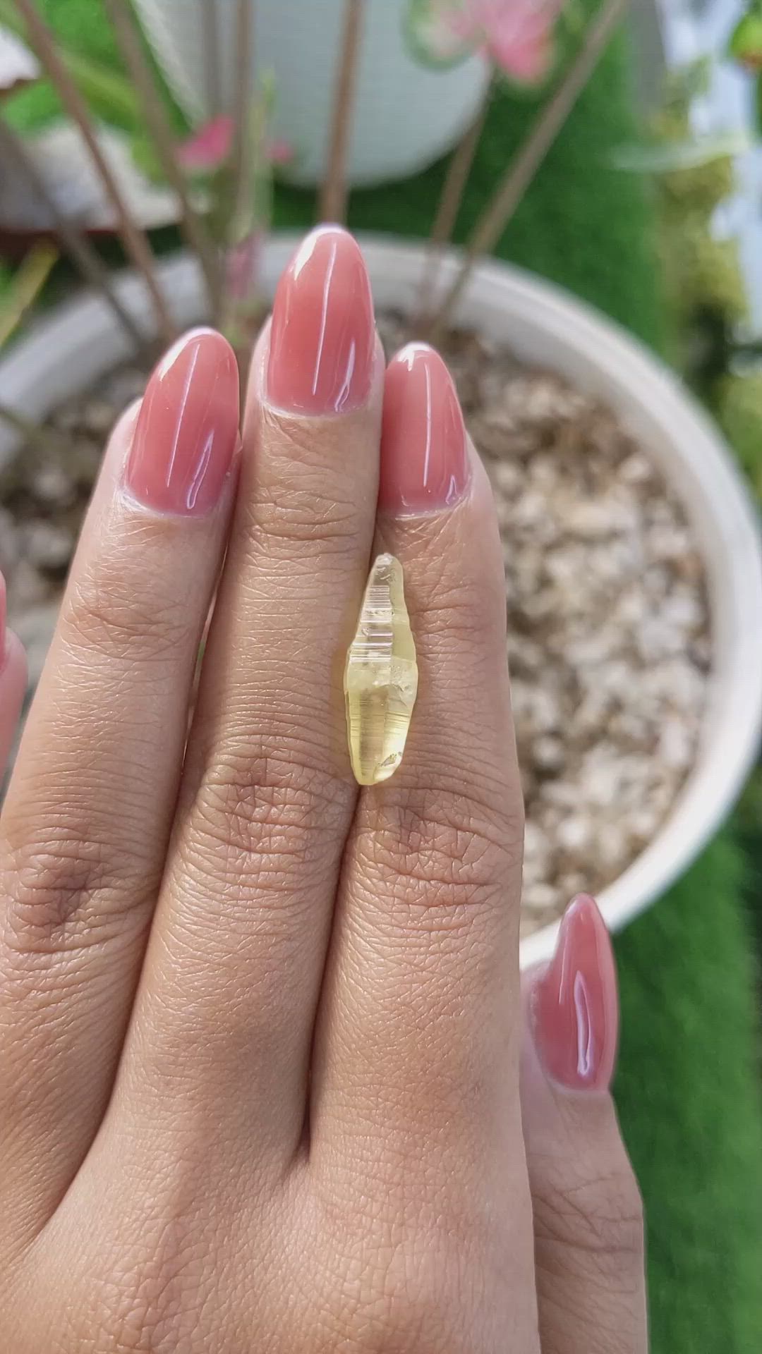6.80 Ct. Yellow Sapphire from Ceylon (Sri Lanka) Size Video