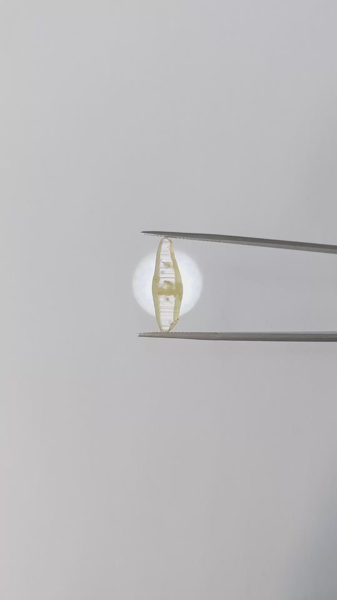 6.80 Ct. Yellow Sapphire from Ceylon (Sri Lanka) Size Video
