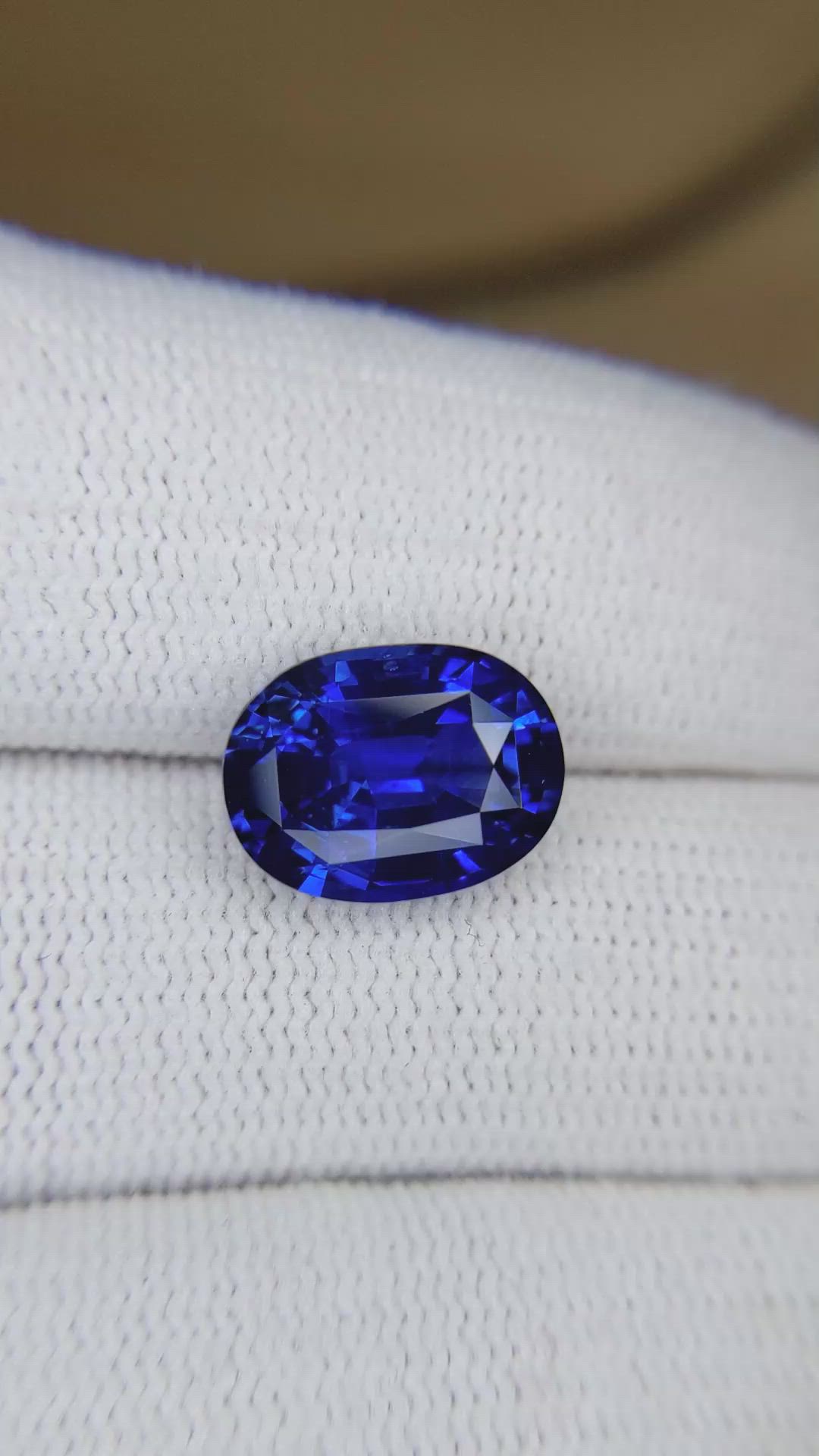 5.55 Ct. Blue Sapphire from Madagascar Size Video