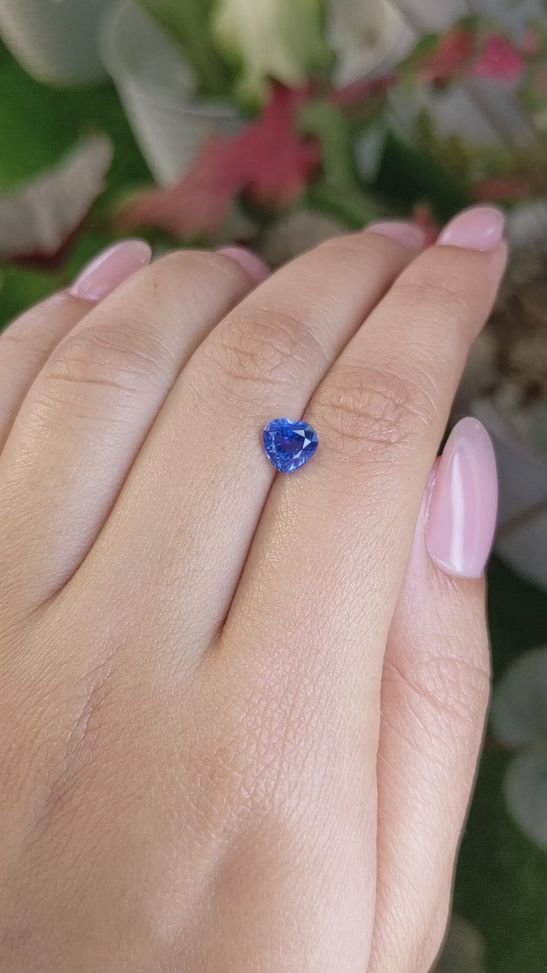1.31 Ct. Blue Sapphire from Ceylon (Sri Lanka) Size Video
