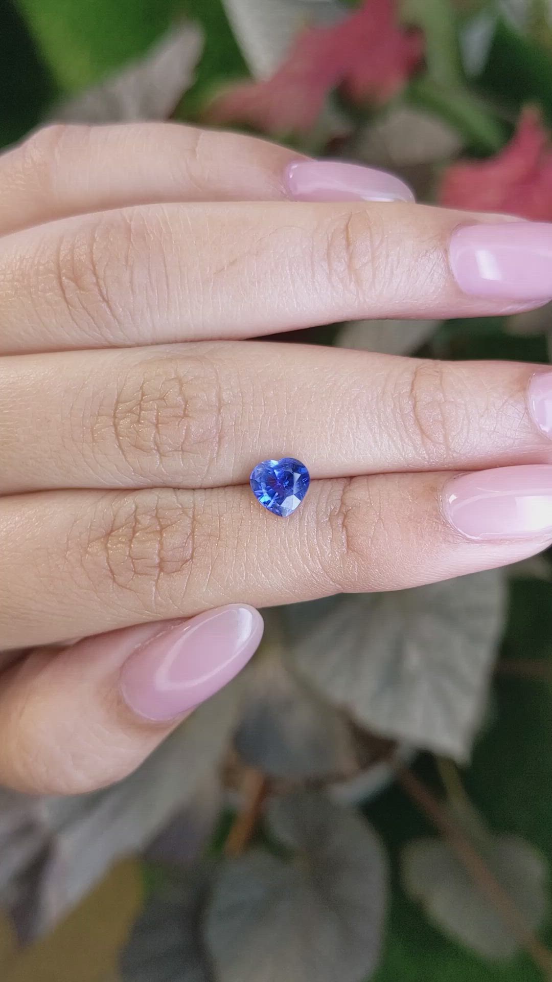 1.31 Ct. Blue Sapphire from Ceylon (Sri Lanka) Size Video