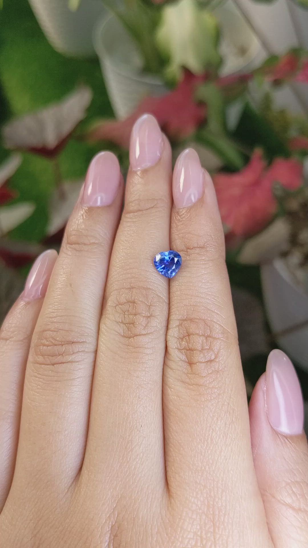 1.31 Ct. Blue Sapphire from Ceylon (Sri Lanka) Size Video