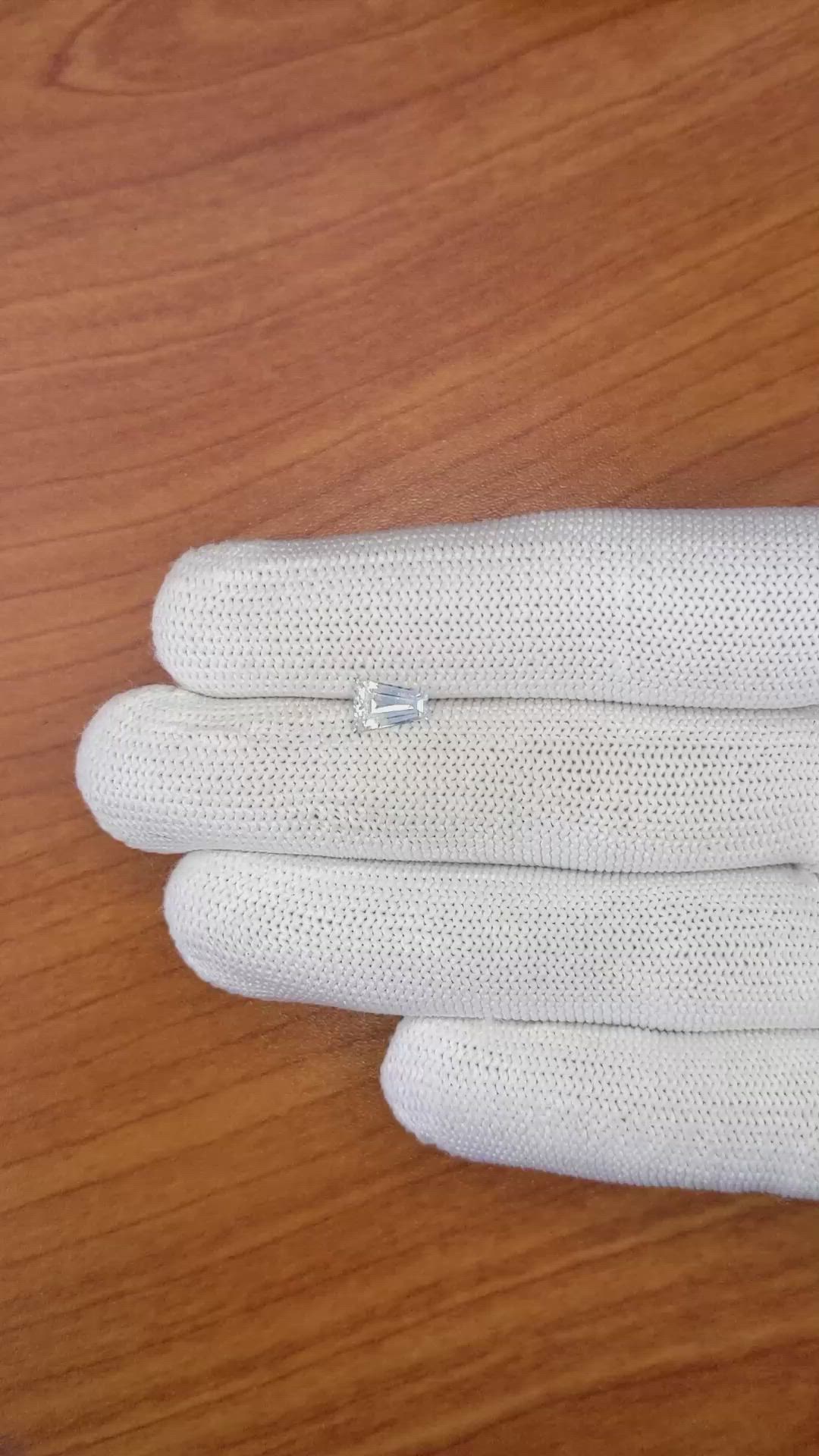 0.91 Ct. Blue Sapphire from Ceylon (Sri Lanka) Size Video
