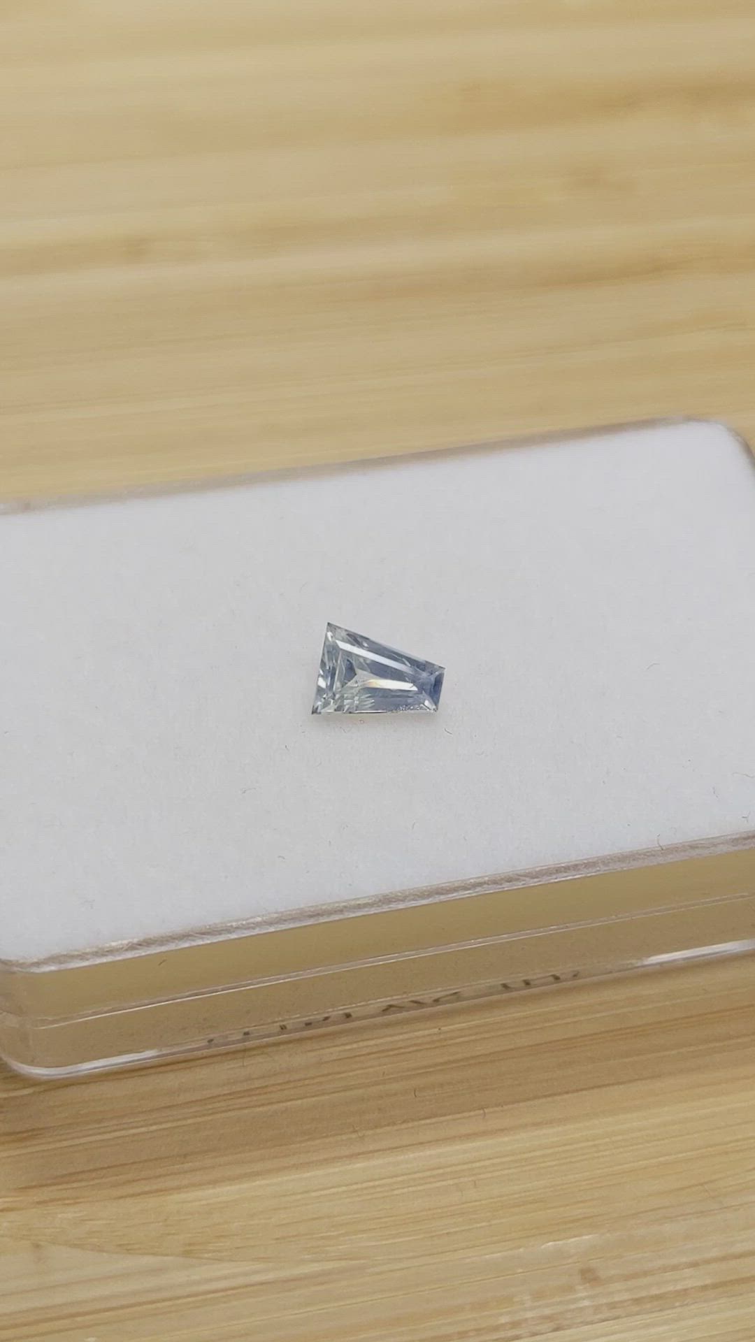 0.91 Ct. Blue Sapphire from Ceylon (Sri Lanka) Size Video