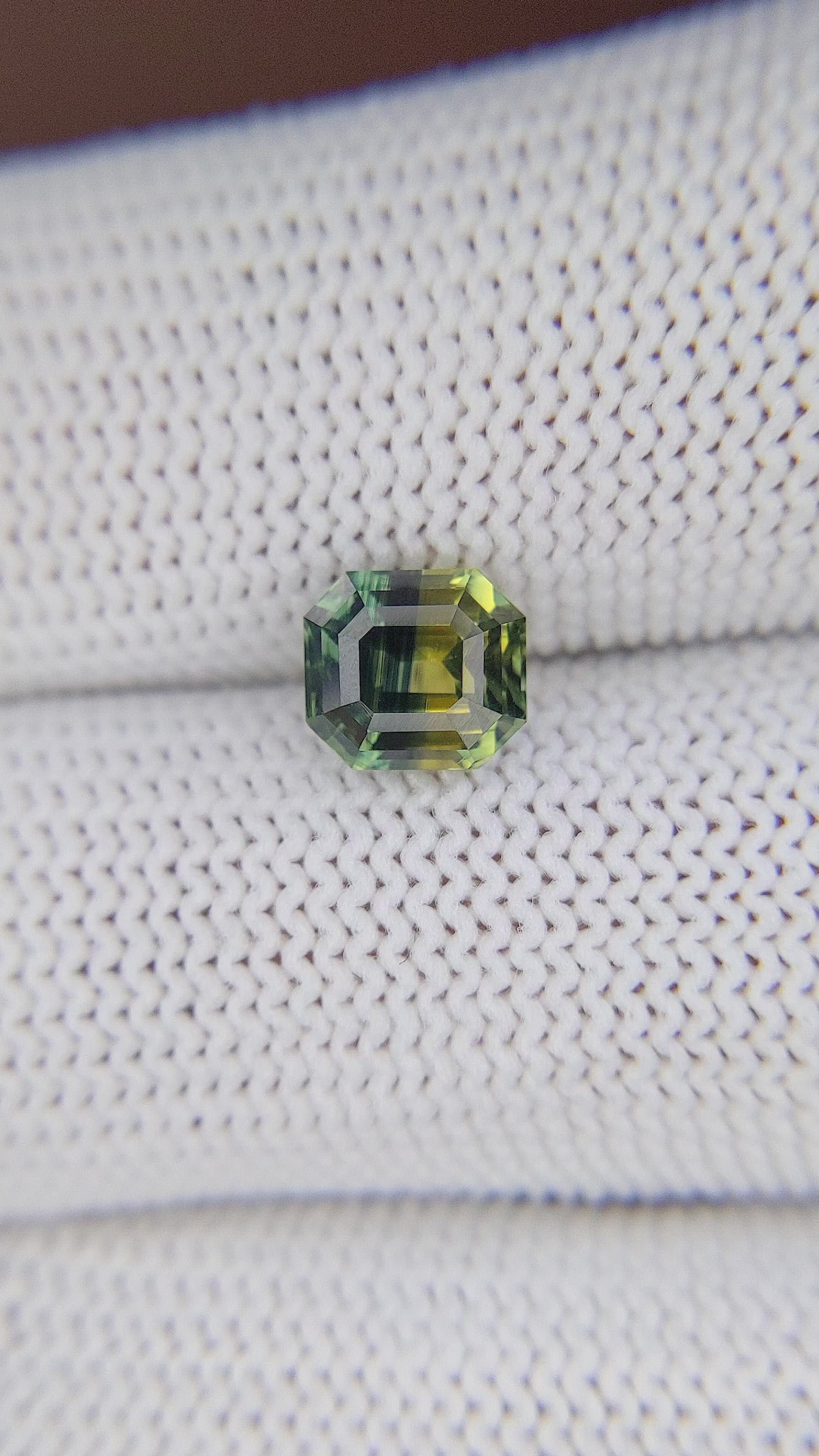 2.01 Ct. Bi Color / Parti Sapphire from Madagascar Size Video