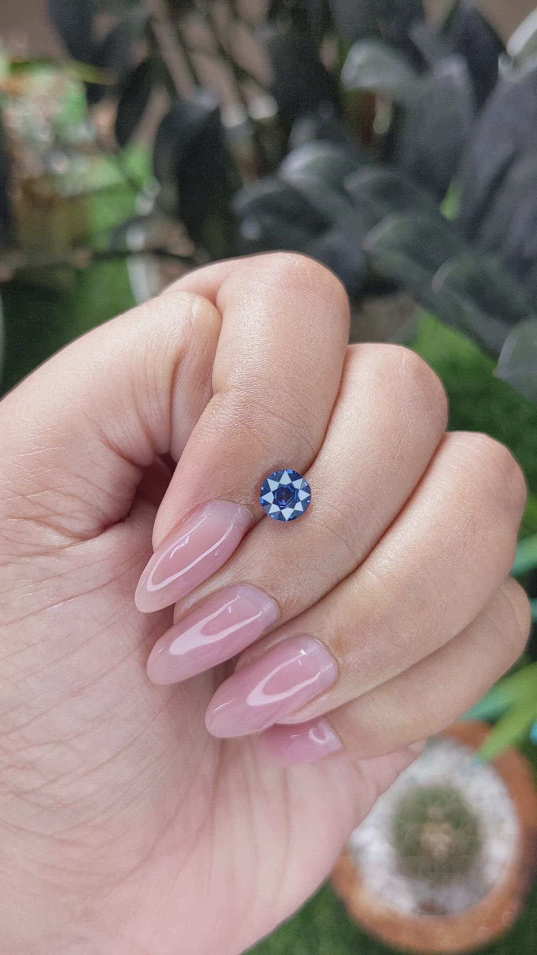 1.05 Ct. Blue Sapphire from Madagascar Size Video