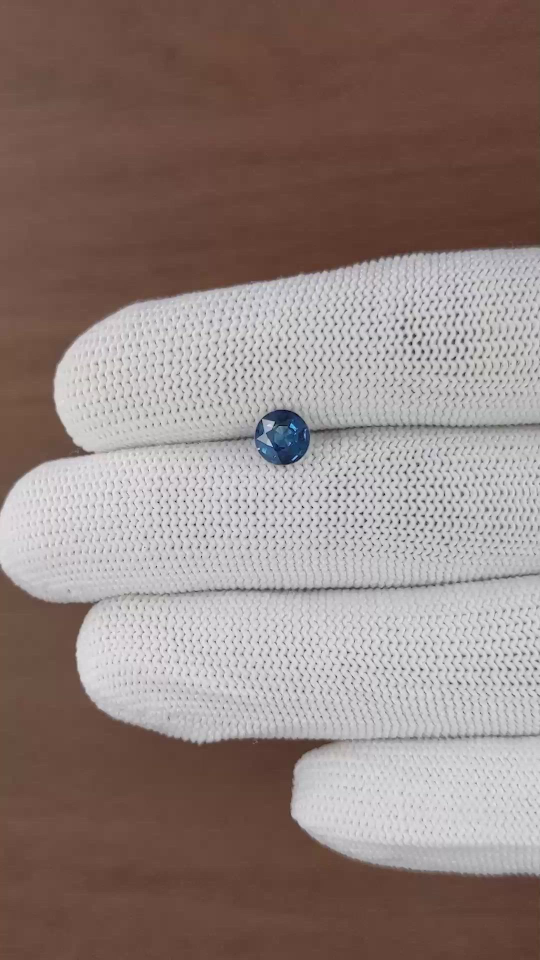1.05 Ct. Blue Sapphire from Madagascar Size Video