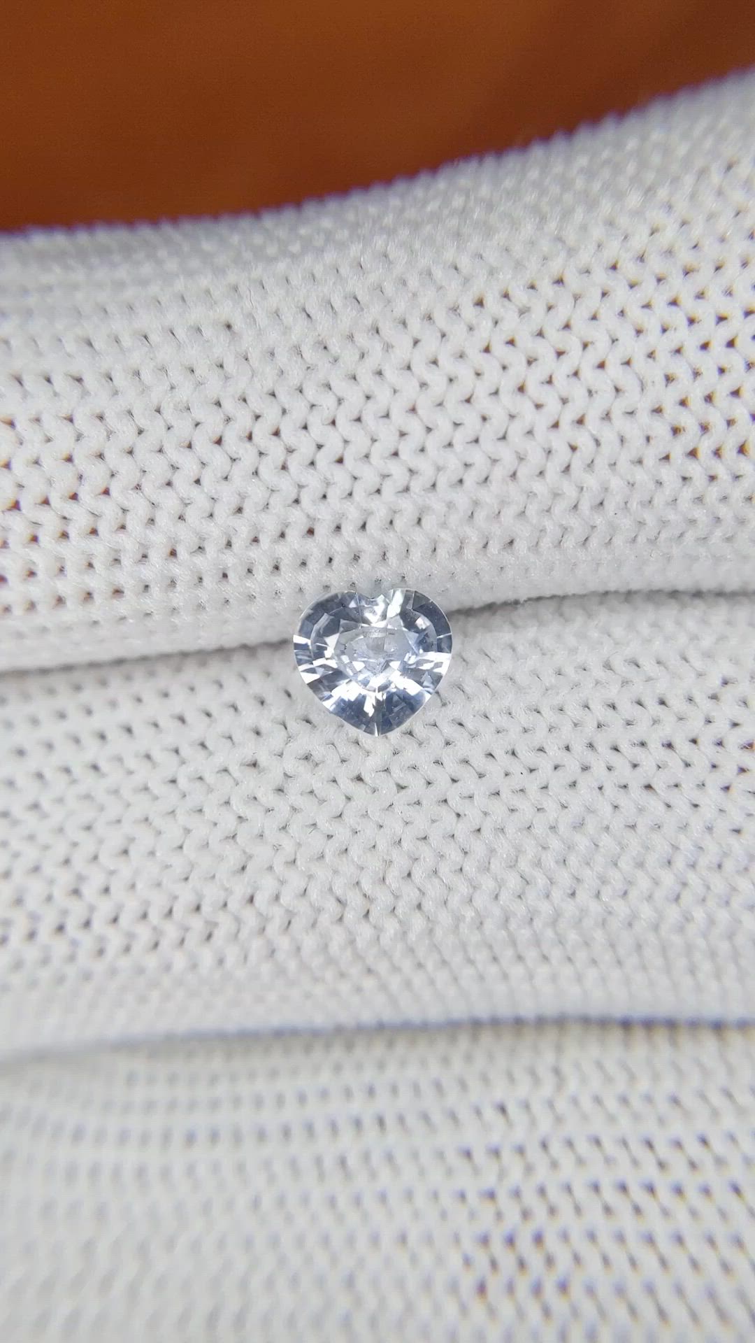 0.69 Ct. Greyish Blue Sapphire from Ceylon (Sri Lanka) Size Video
