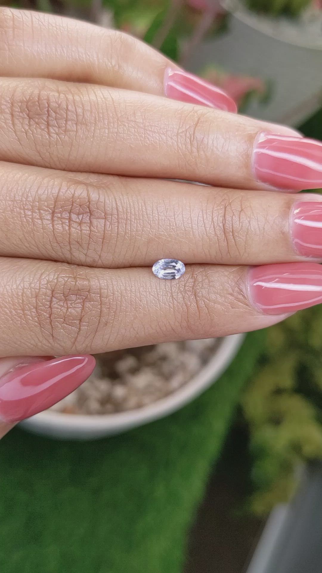0.36 Ct. Blue Sapphire from Ceylon (Sri Lanka) Size Video