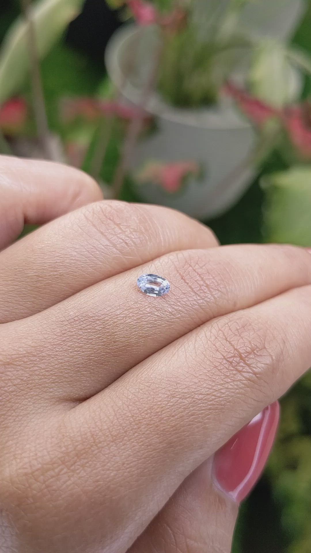 0.36 Ct. Blue Sapphire from Ceylon (Sri Lanka) Size Video