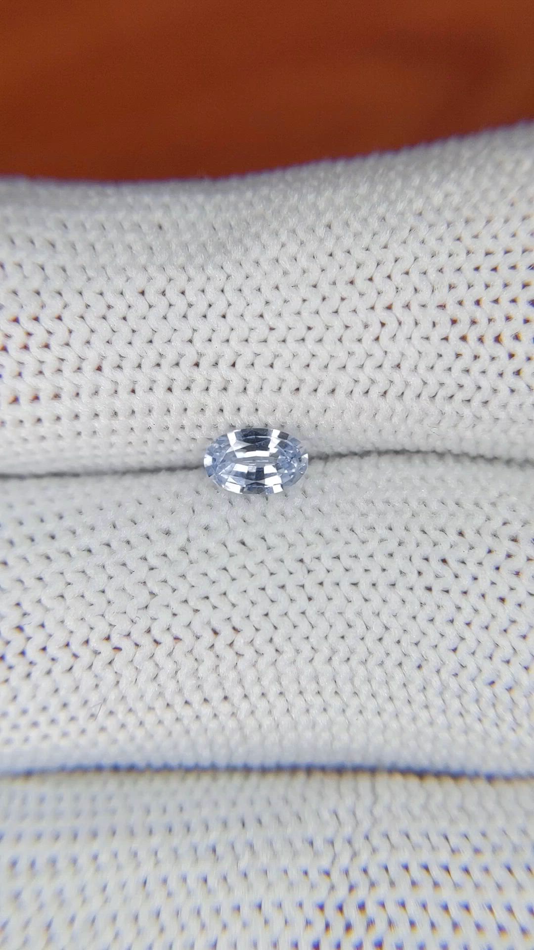 0.36 Ct. Blue Sapphire from Ceylon (Sri Lanka) Size Video
