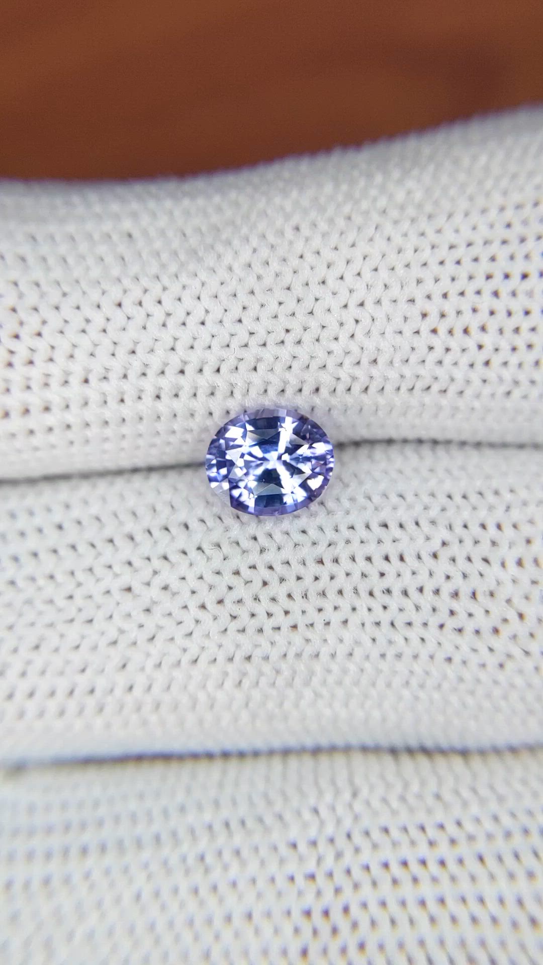 1.26 Ct. Violet Sapphire from Ceylon (Sri Lanka) Size Video