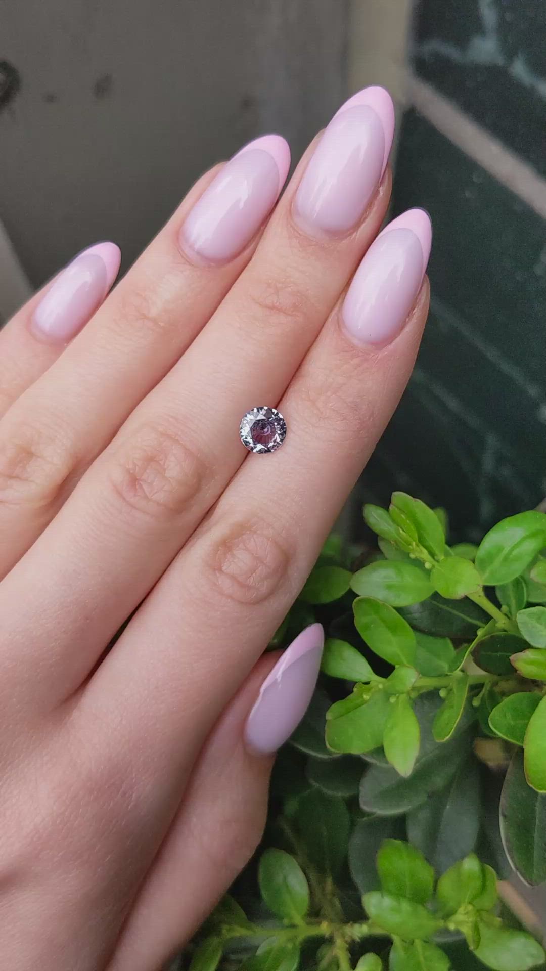 1.30 Ct. Purple Sapphire from Montana Size Video