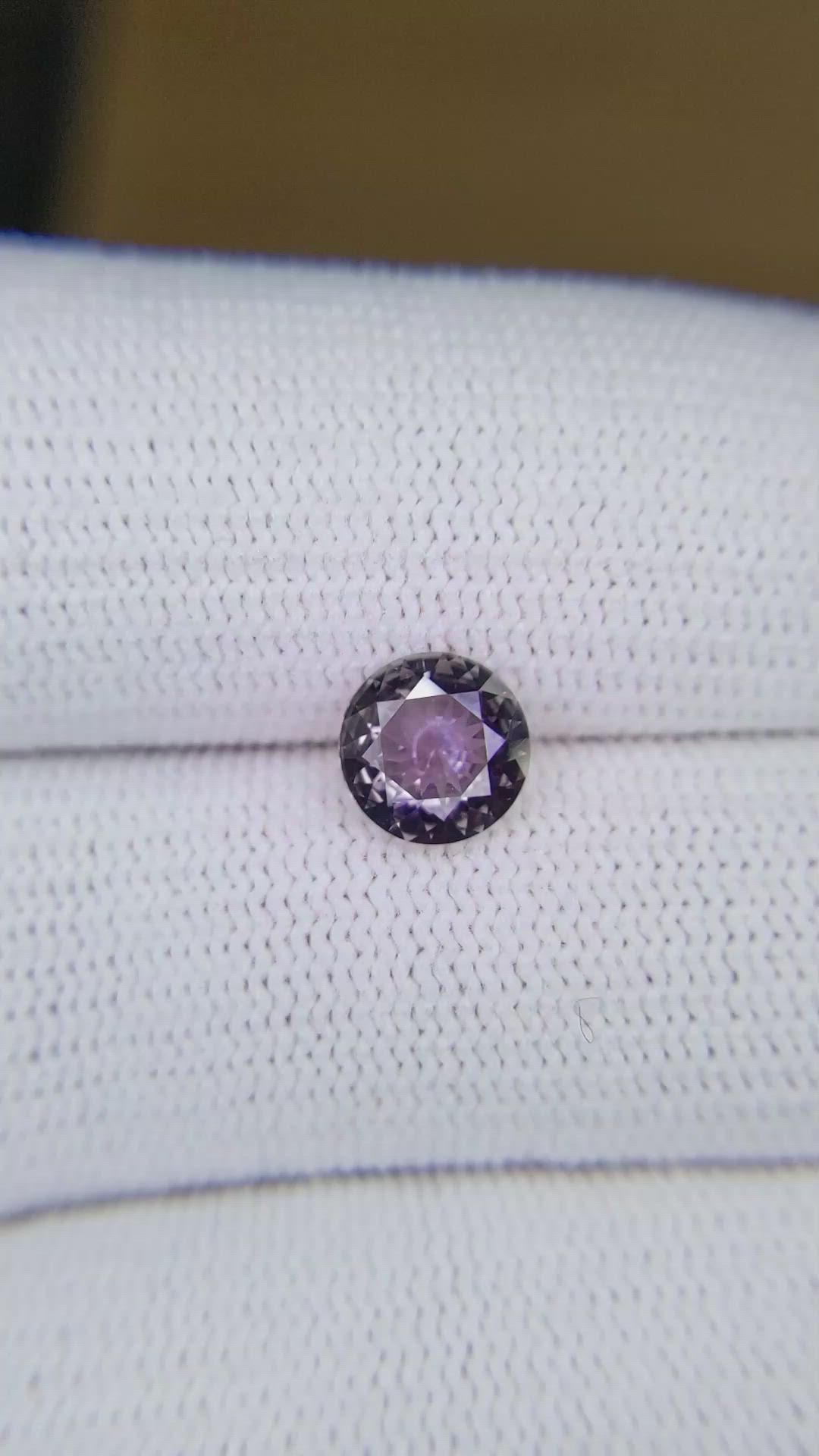 1.30 Ct. Purple Sapphire from Montana Size Video