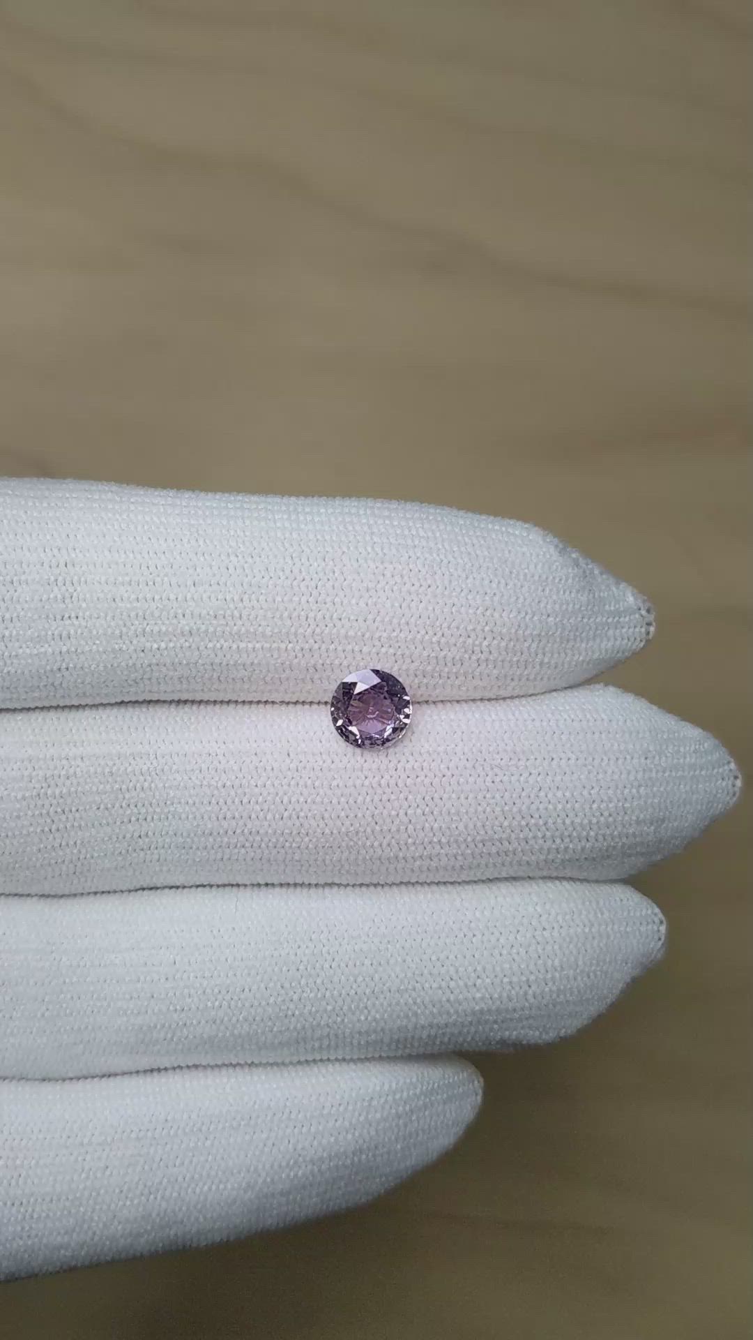 1.30 Ct. Purple Sapphire from Montana Size Video