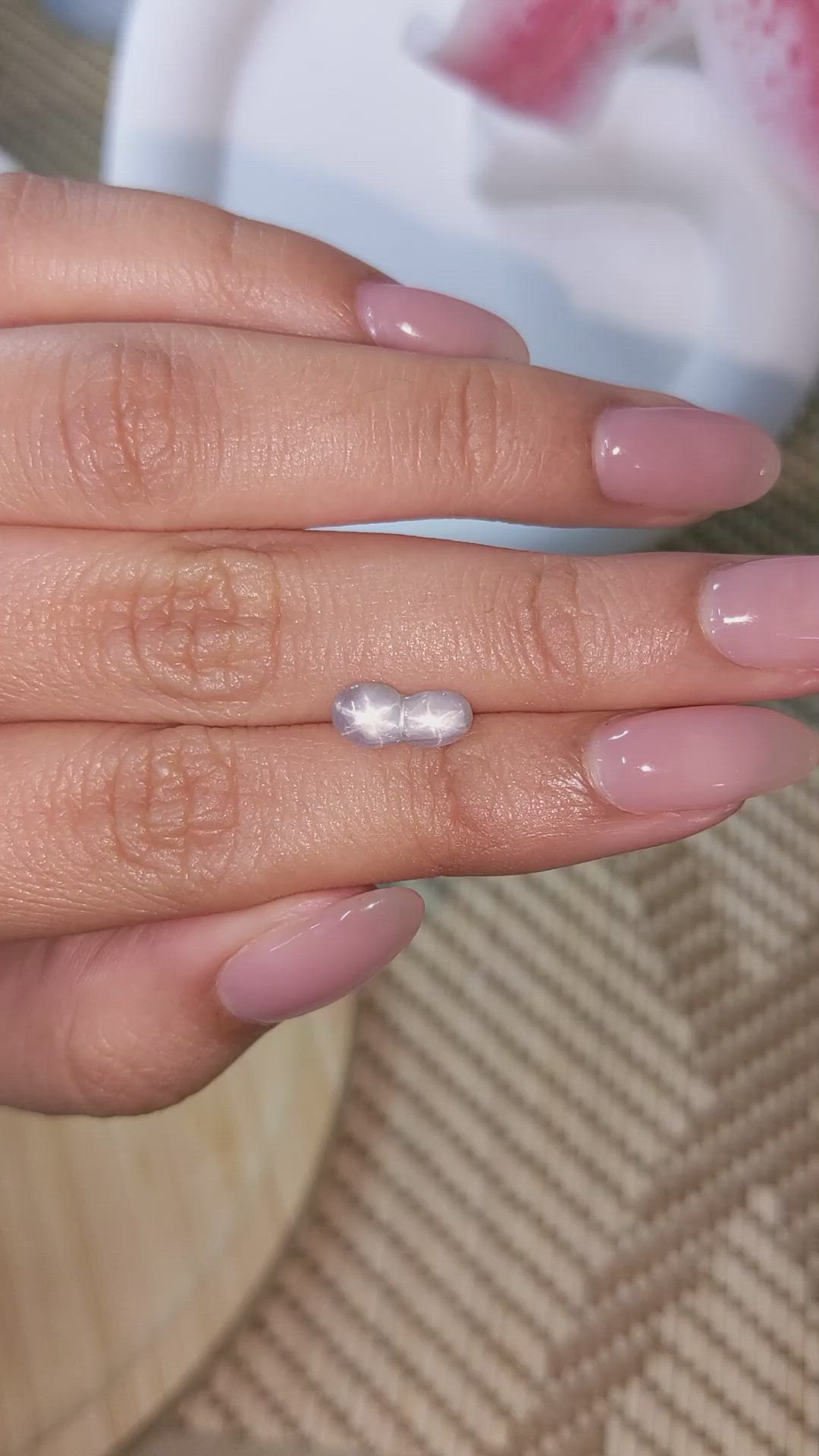 1.69 Ct. Grey Star Sapphire from Ceylon (Sri Lanka) Size Video