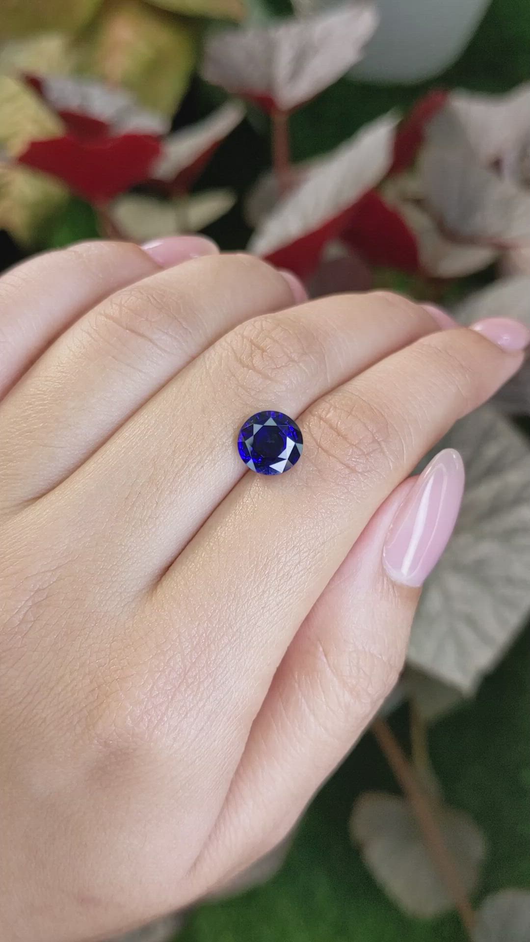 3.38 Ct. Blue Sapphire from Ceylon (Sri Lanka) Size Video