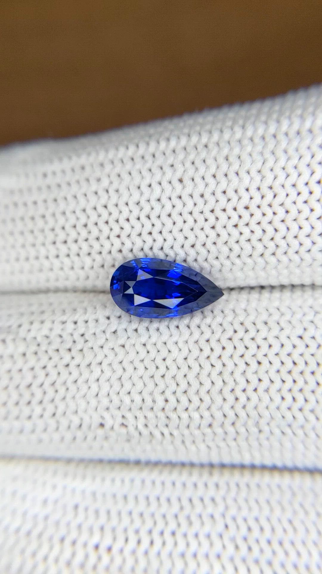 1.99 Ct. Blue Sapphire from Ceylon (Sri Lanka) Size Video