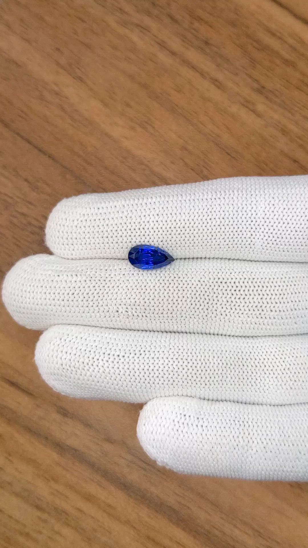 1.99 Ct. Blue Sapphire from Ceylon (Sri Lanka) Size Video