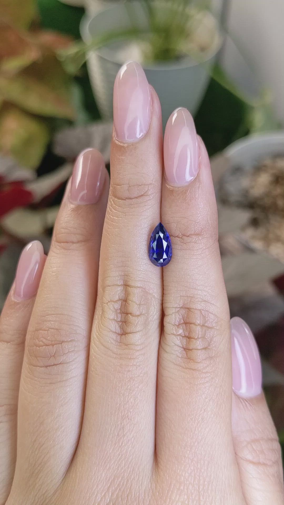 1.99 Ct. Blue Sapphire from Ceylon (Sri Lanka) Size Video