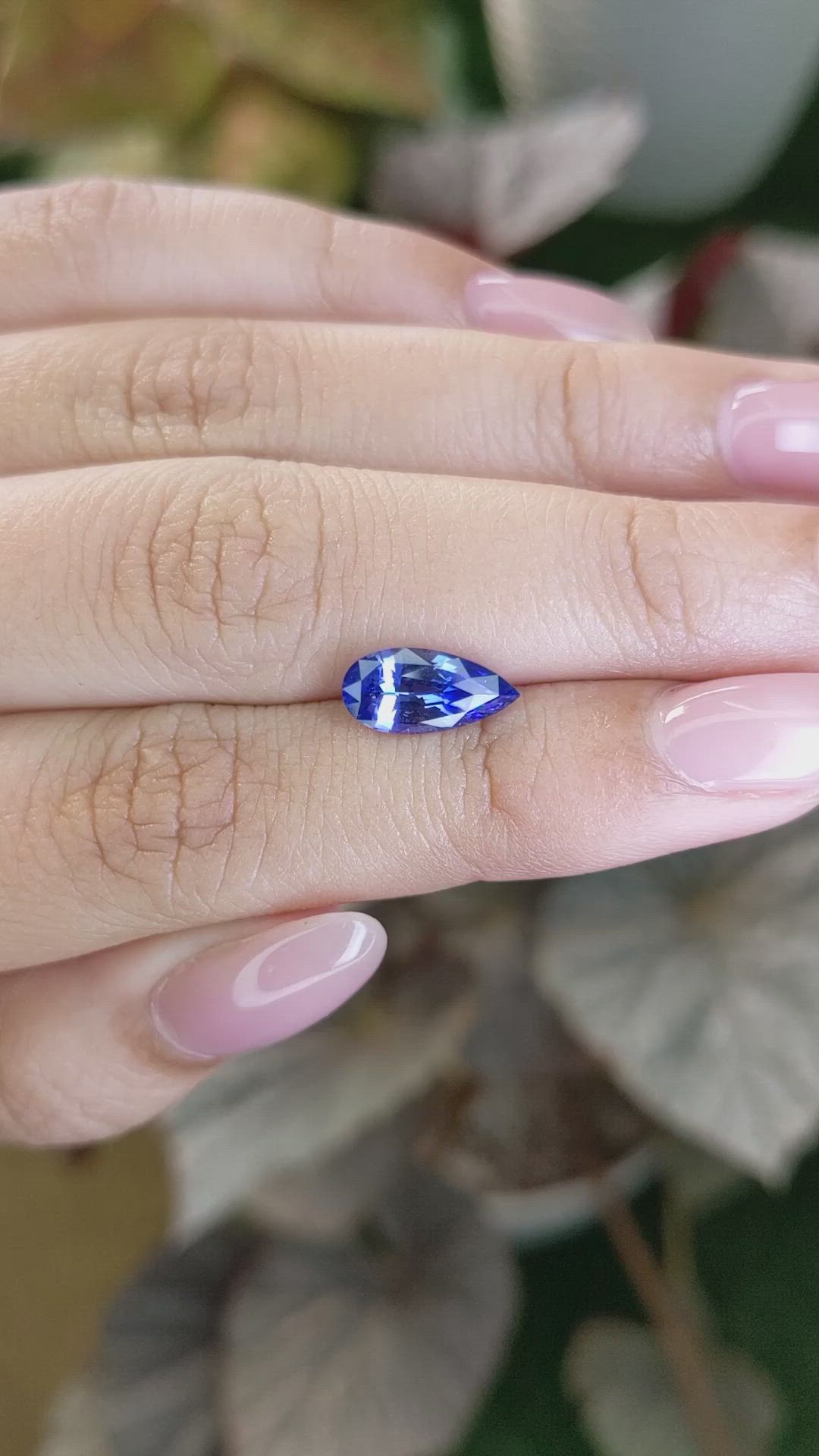 2.09 Ct. Blue Sapphire from Ceylon (Sri Lanka) Size Video
