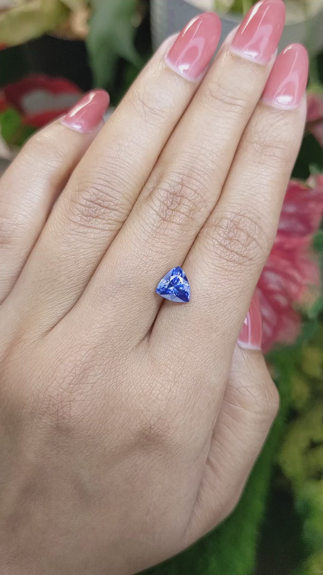 1.98 Ct. Blue Sapphire from Ceylon (Sri Lanka) Size Video
