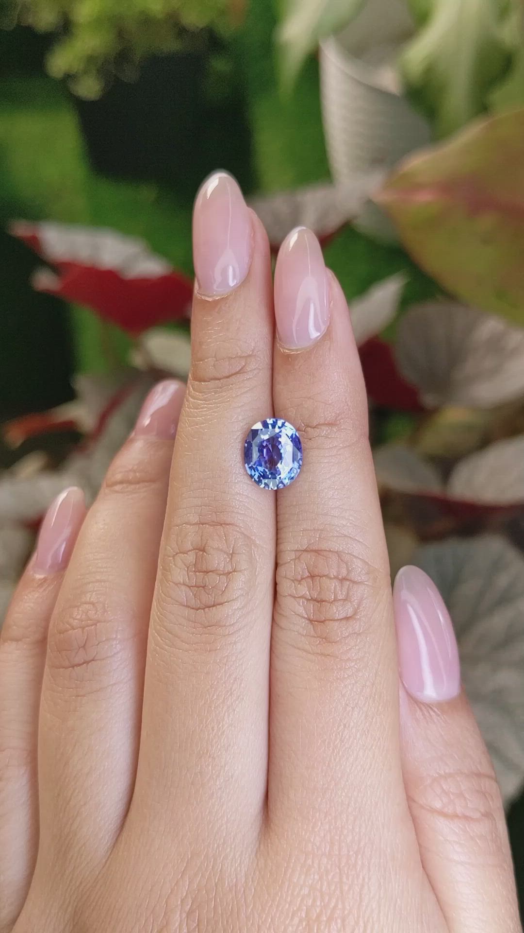 3.21 Ct. Blue Sapphire from Ceylon (Sri Lanka) Size Video