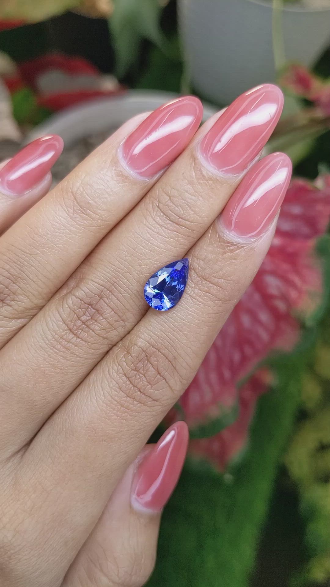 2.76 Ct. Blue Sapphire from Ceylon (Sri Lanka) Size Video
