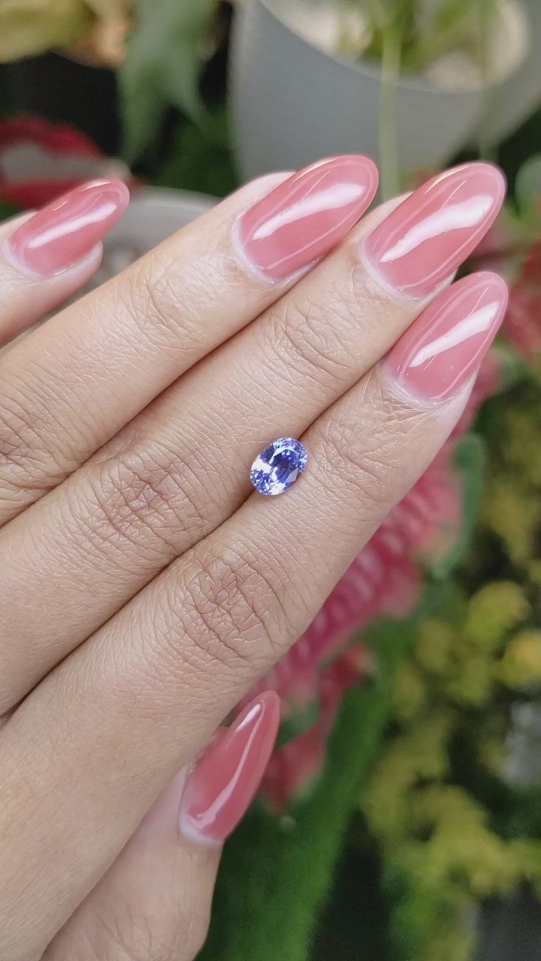 1.51 Ct. Blue Sapphire from Ceylon (Sri Lanka) Size Video
