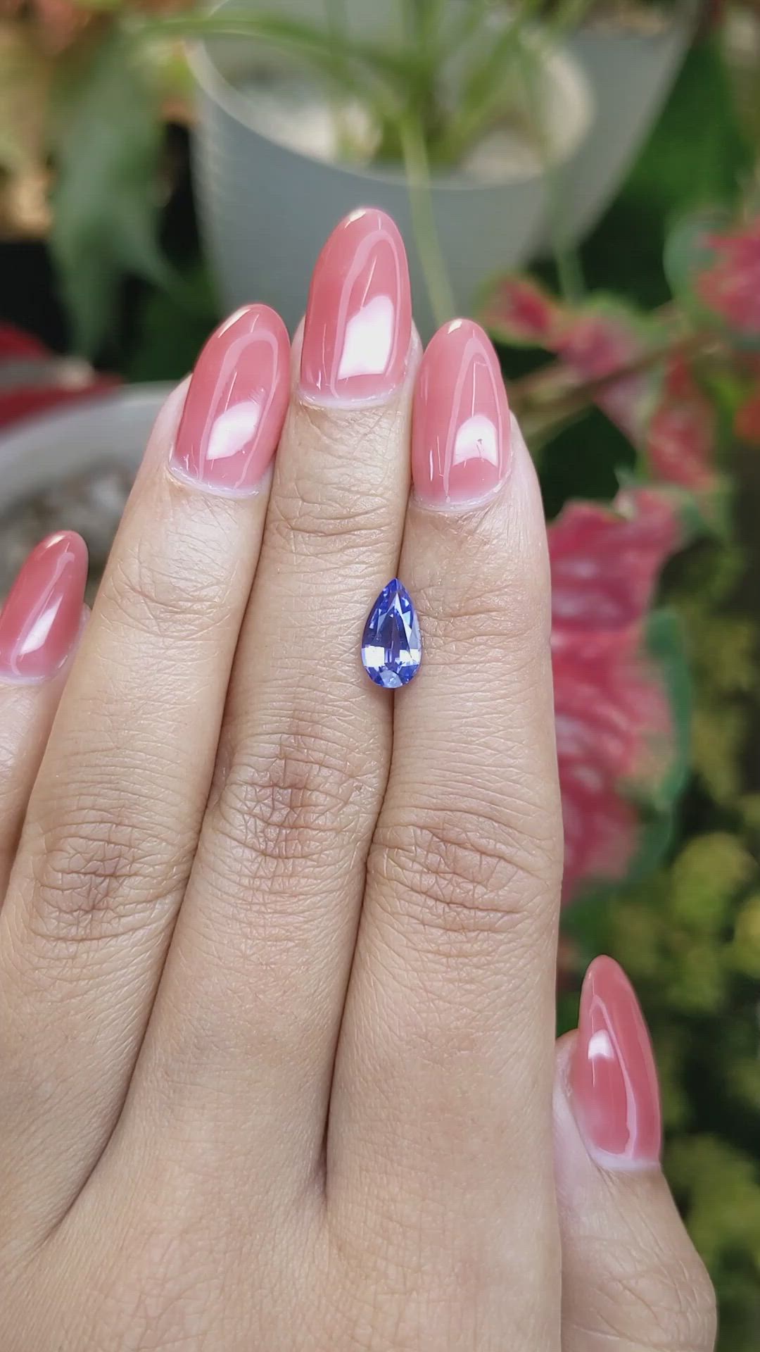 1.45 Ct. Blue Sapphire from Ceylon (Sri Lanka) Size Video