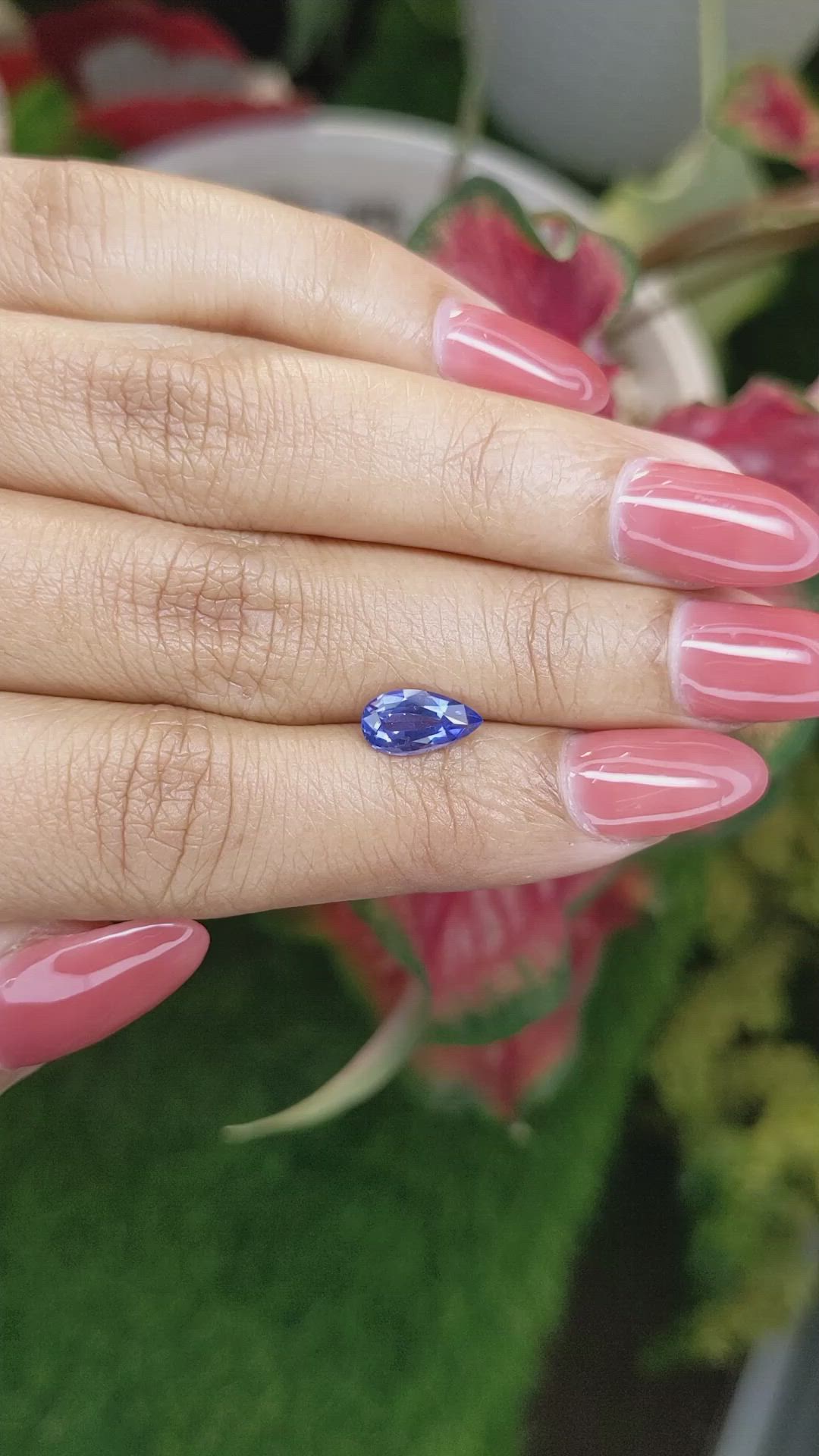 1.45 Ct. Blue Sapphire from Ceylon (Sri Lanka) Size Video