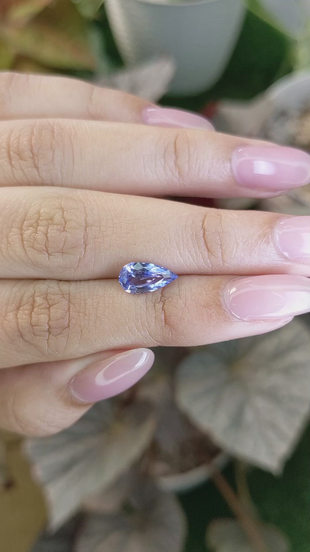 1.65 Ct. Blue Sapphire from Ceylon (Sri Lanka) Size Video