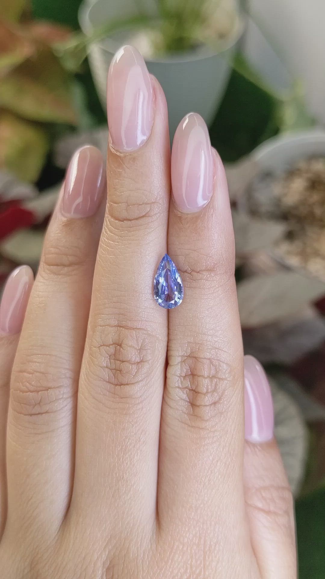 1.65 Ct. Blue Sapphire from Ceylon (Sri Lanka) Size Video