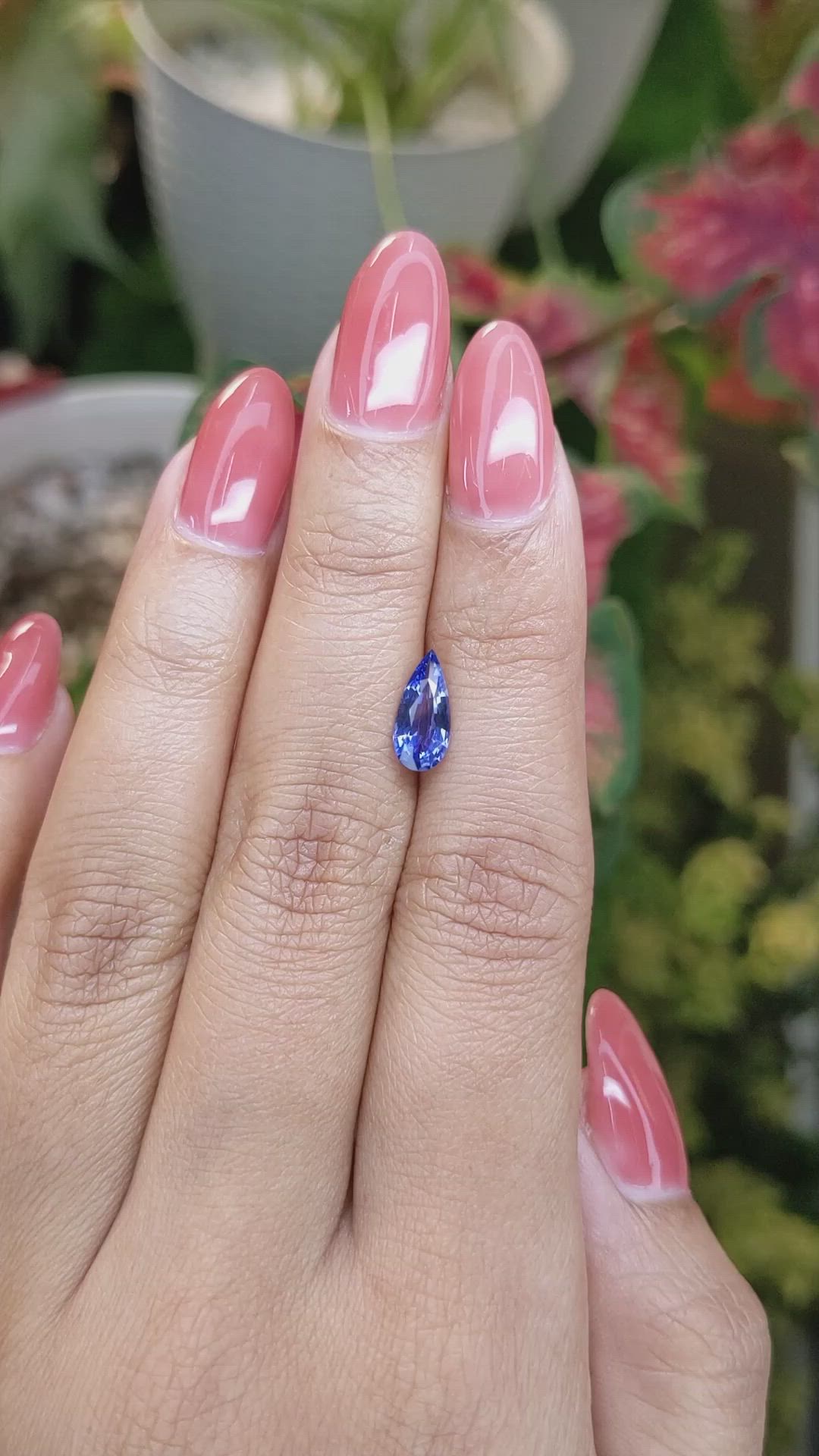 1.09 Ct. Blue Sapphire from Ceylon (Sri Lanka) Size Video