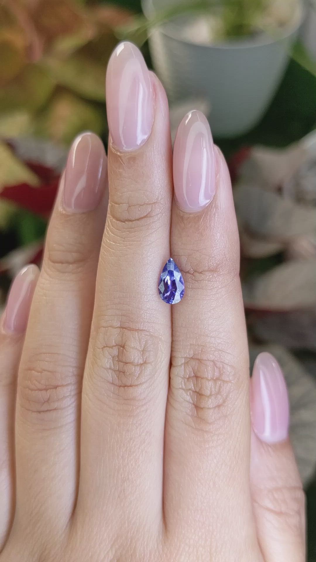 1.07 Ct. Color Change Sapphire from Ceylon (Sri Lanka) Size Video