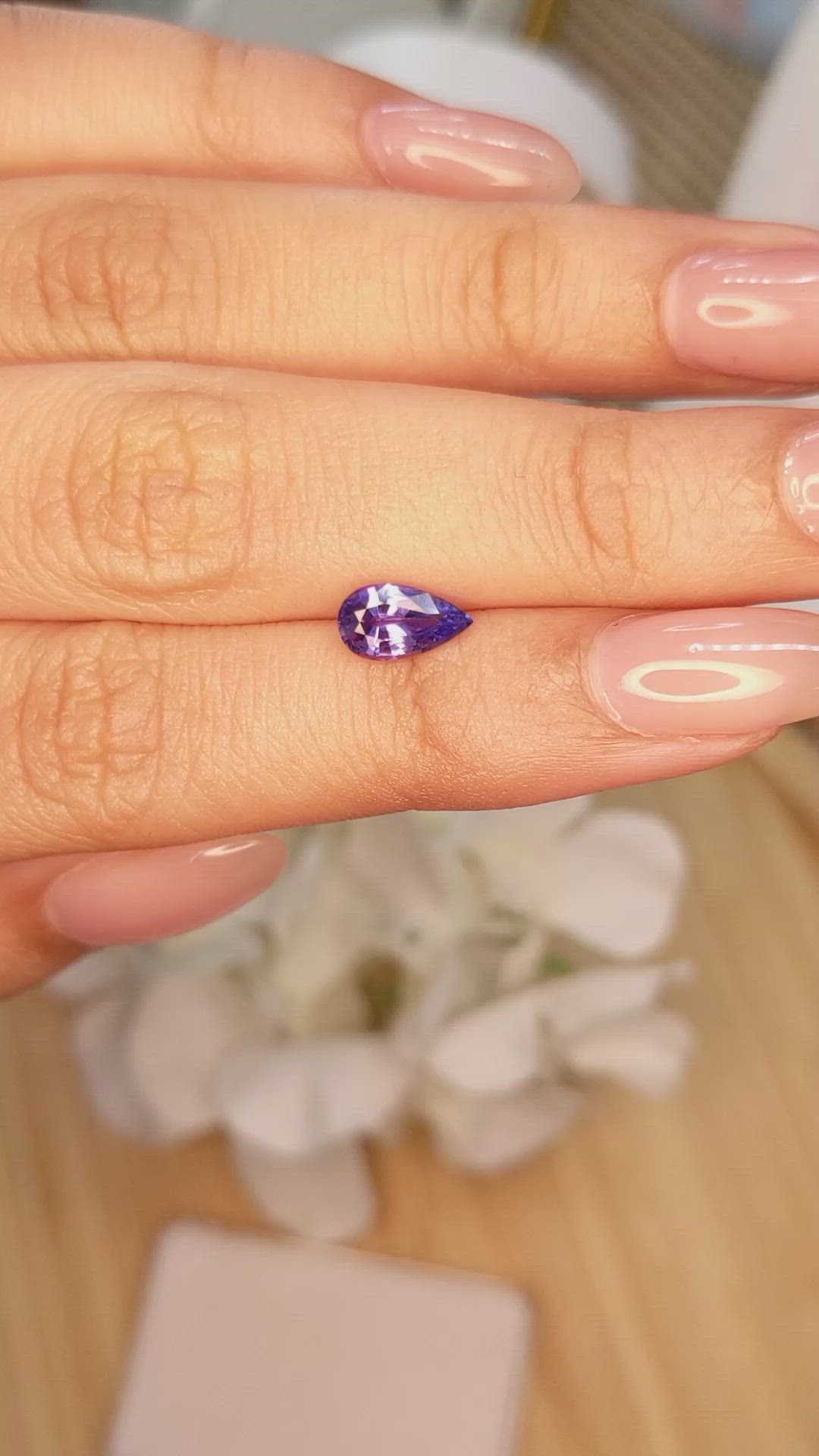 1.07 Ct. Color Change Sapphire from Ceylon (Sri Lanka) Size Video