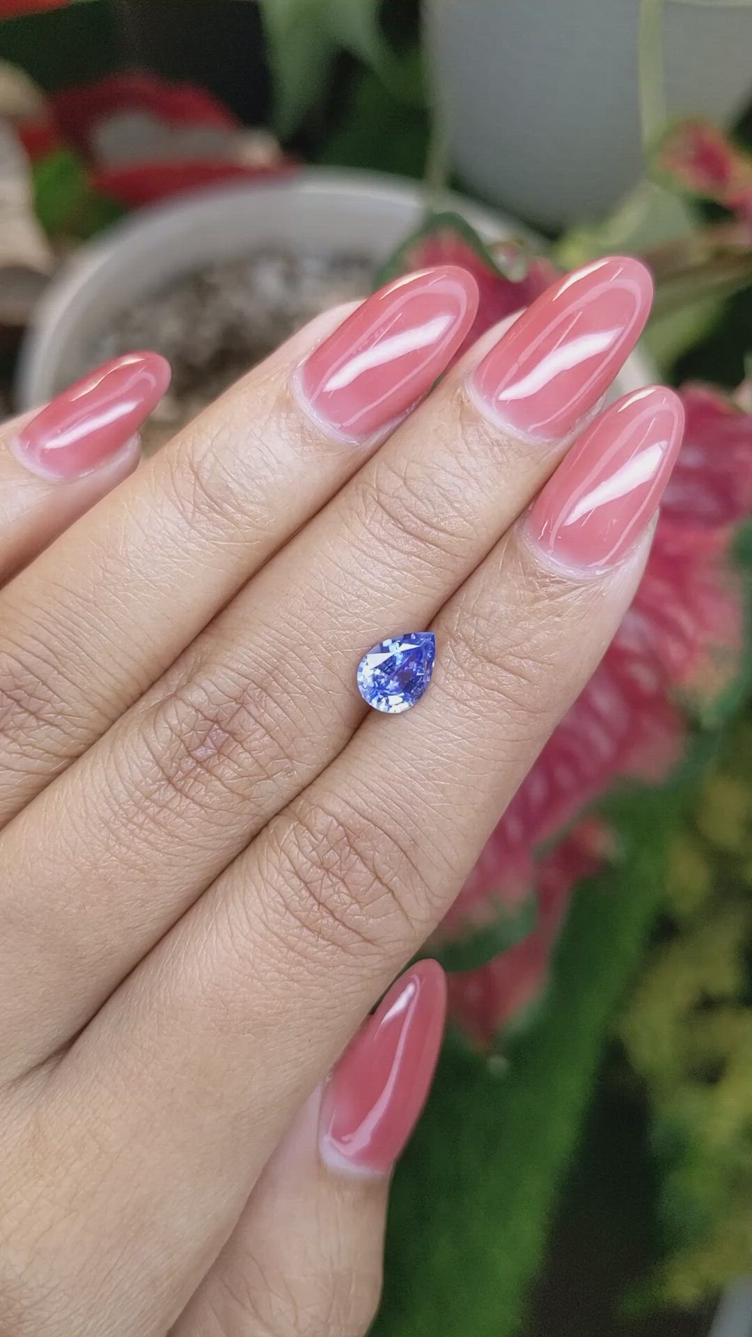 1.20 Ct. Blue Sapphire from Ceylon (Sri Lanka) Size Video