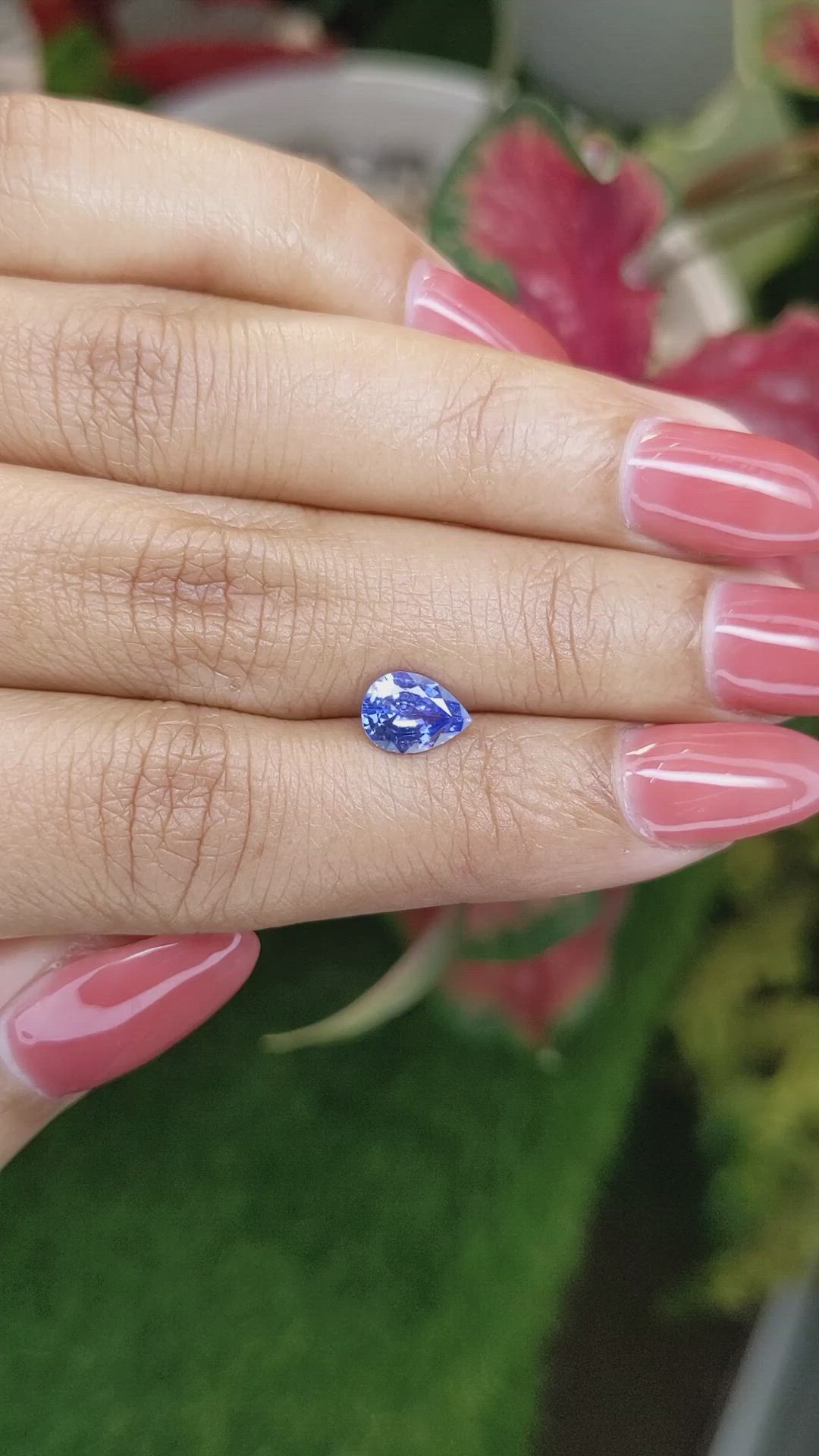 1.20 Ct. Blue Sapphire from Ceylon (Sri Lanka) Size Video
