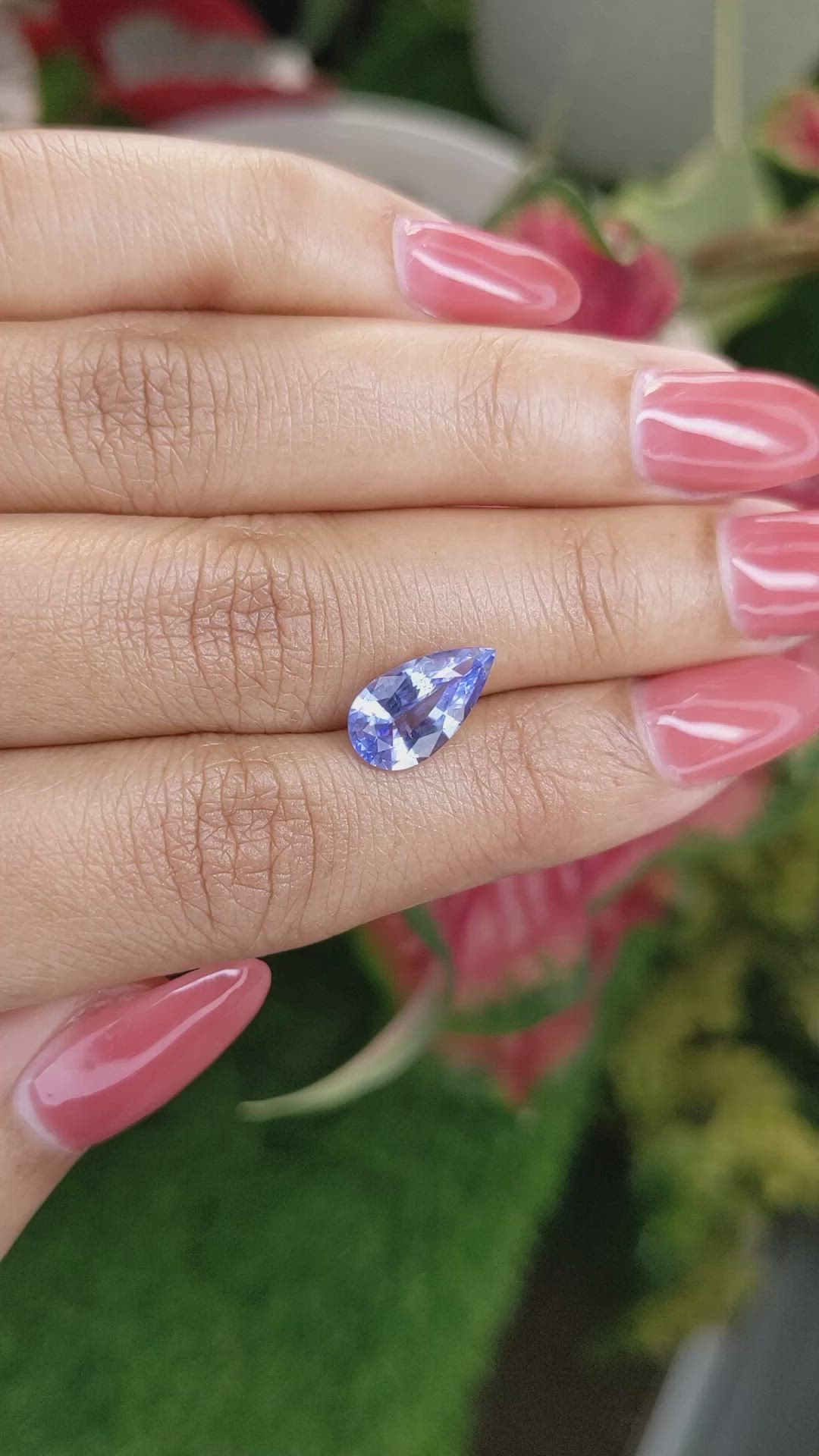 2.83 Ct. Blue Sapphire from Ceylon (Sri Lanka) Size Video