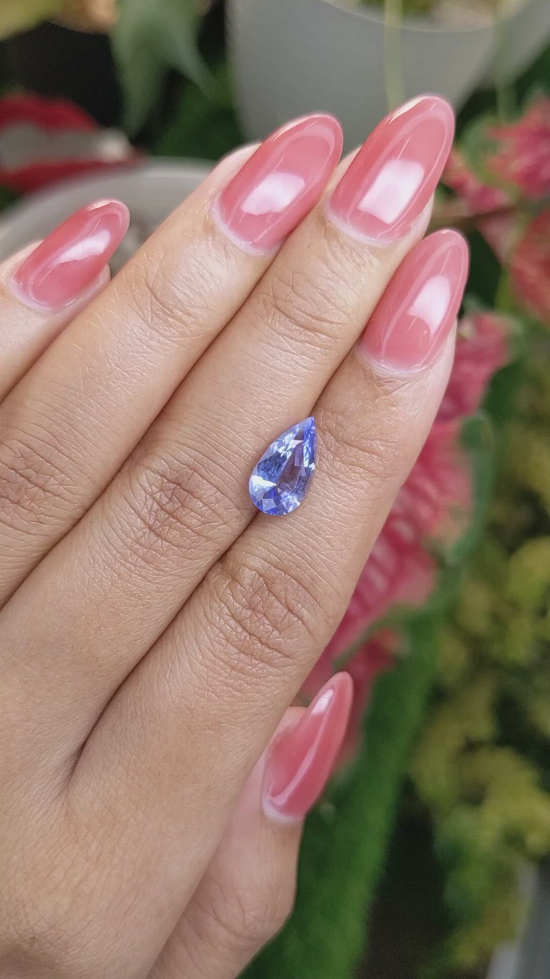 2.83 Ct. Blue Sapphire from Ceylon (Sri Lanka) Size Video