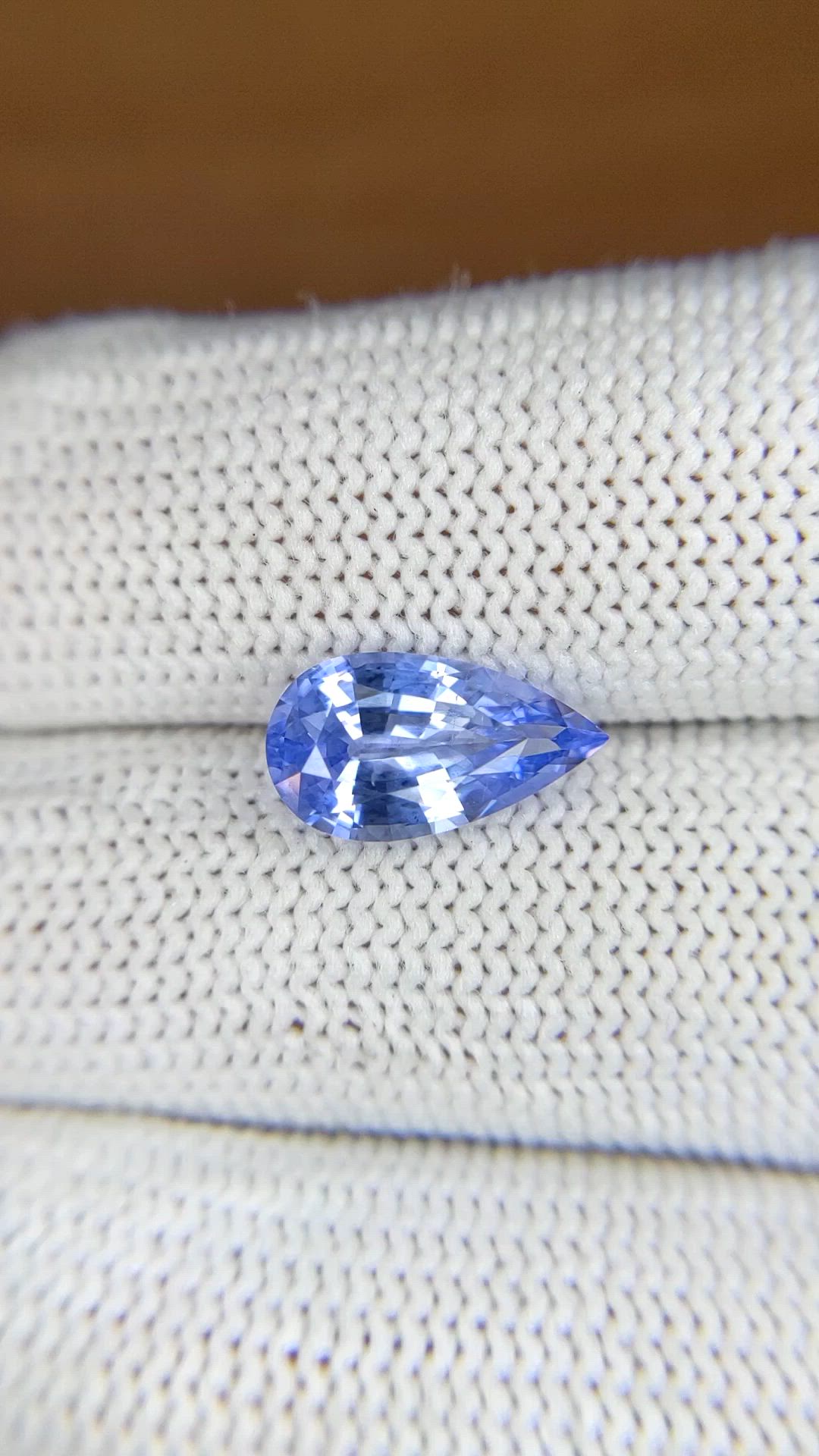 2.83 Ct. Blue Sapphire from Ceylon (Sri Lanka) Size Video