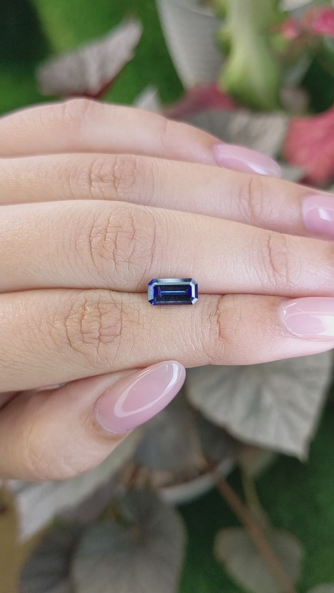 1.50 Ct. Blue Sapphire from Ceylon (Sri Lanka) Size Video