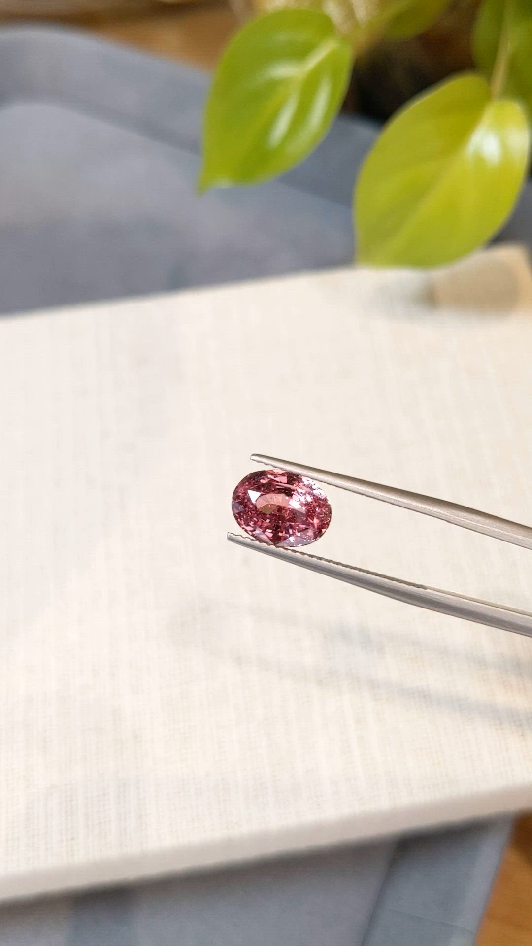 4.22 Ct. Padparadscha Sapphire from Madagascar Size Video