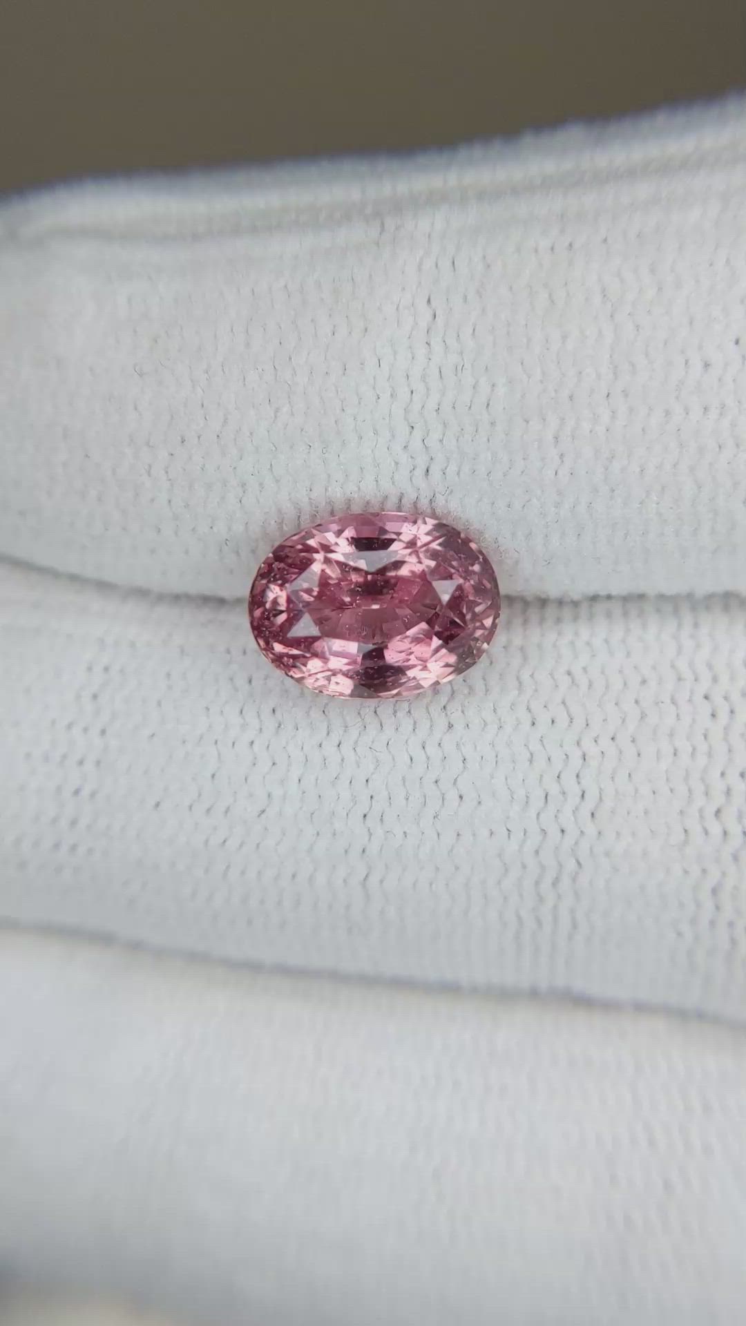 4.22 Ct. Padparadscha Sapphire from Madagascar Size Video