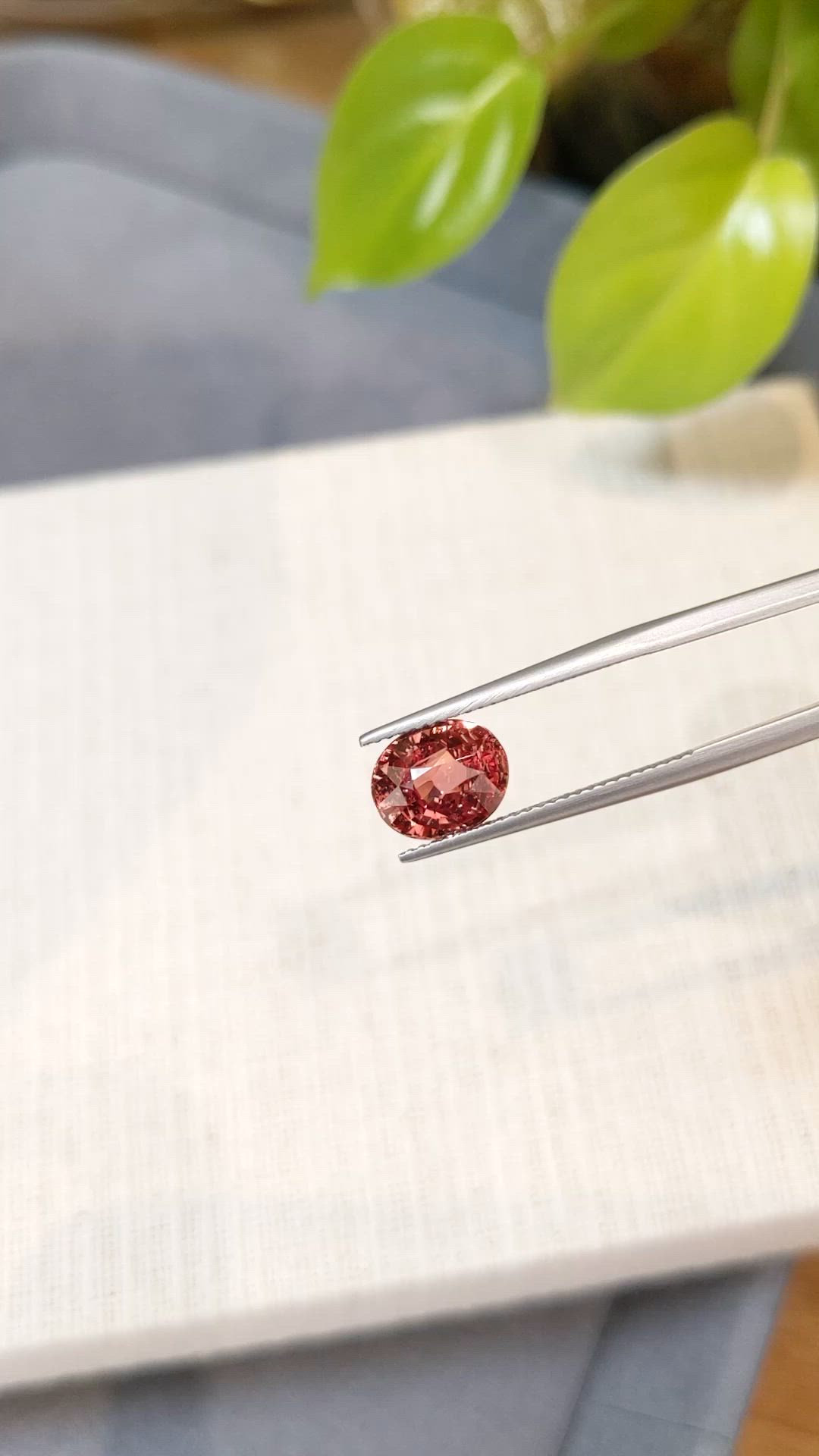 3.06 Ct. Padparadscha Sapphire from Madagascar Size Video