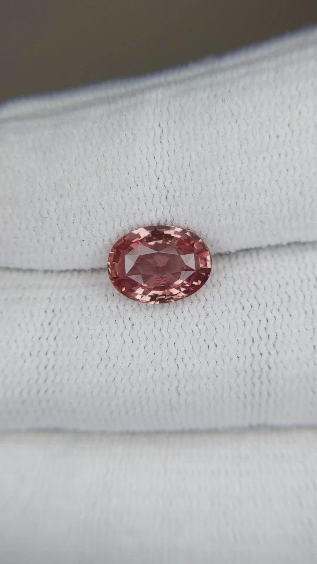 2.53 Ct. Padparadscha Sapphire from Madagascar Size Video