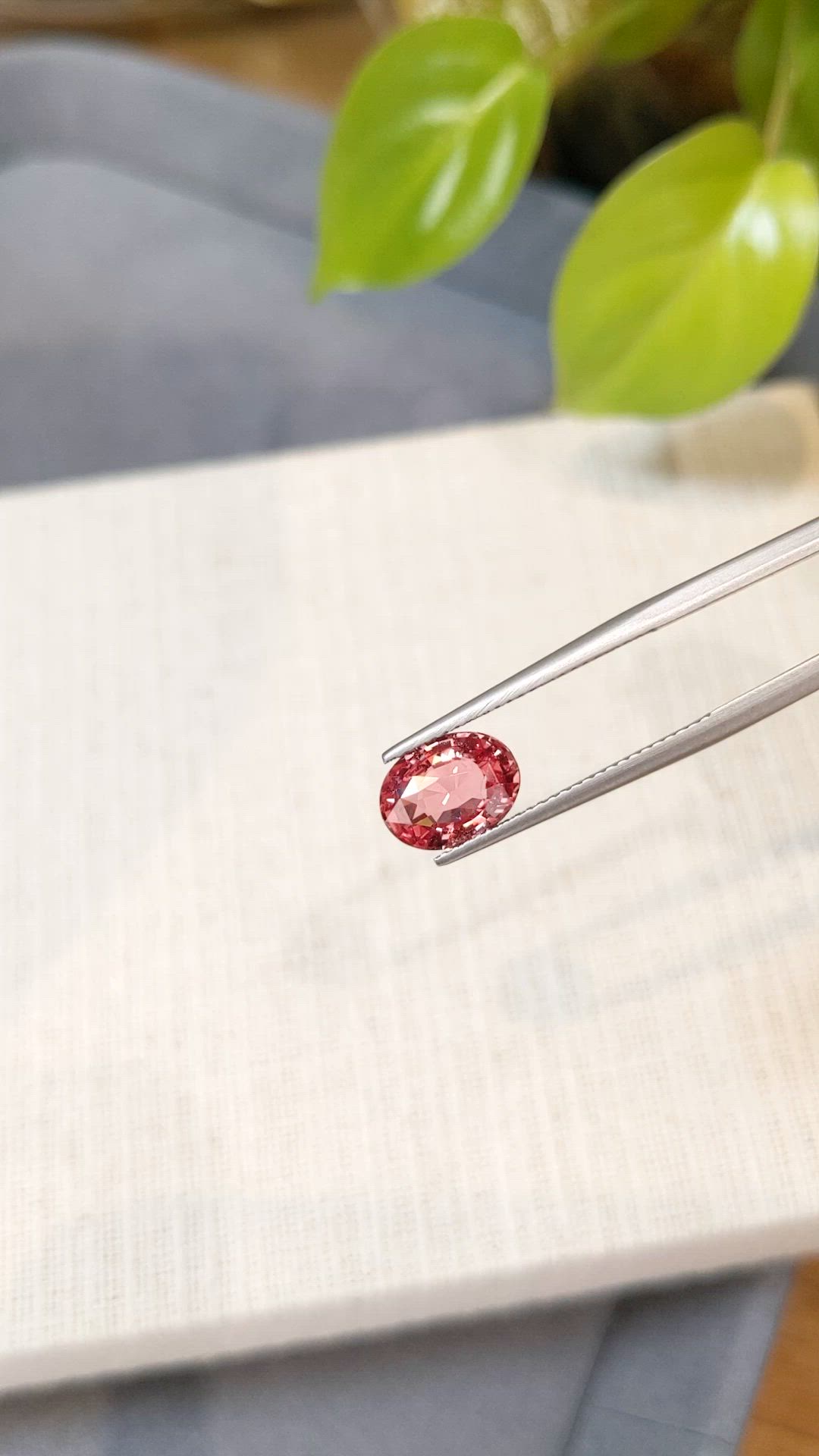 2.53 Ct. Padparadscha Sapphire from Madagascar Size Video