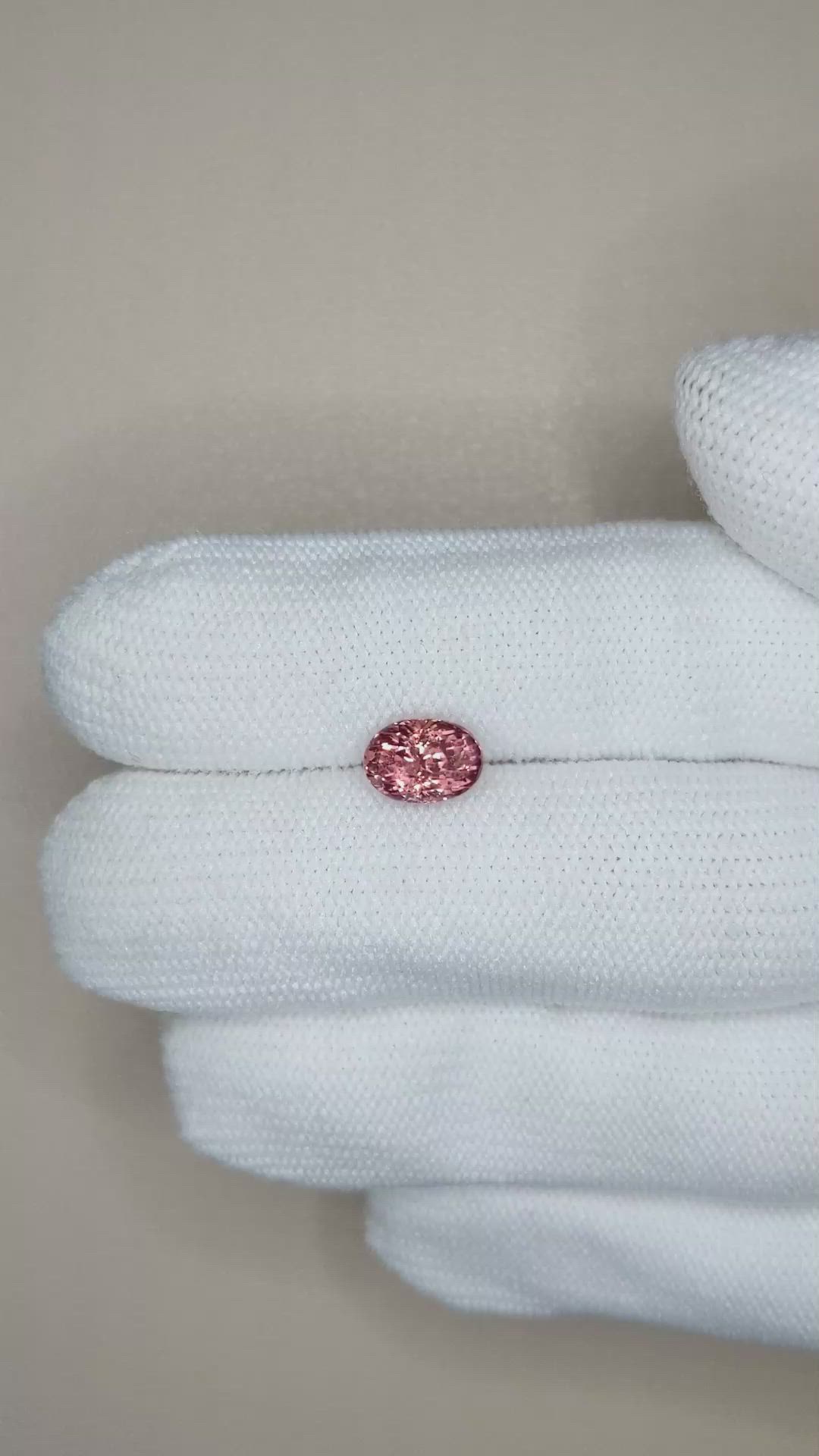 2.05 Ct. Padparadscha Sapphire from Madagascar Size Video