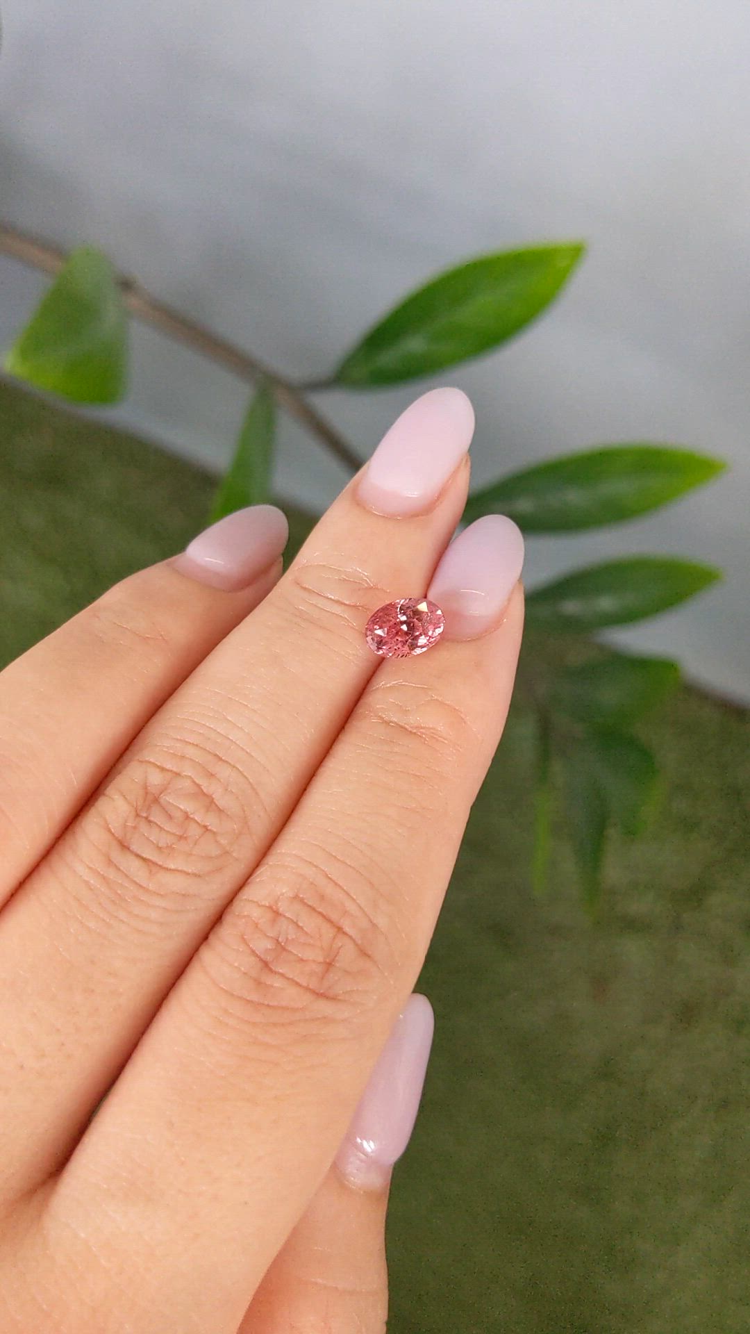 2.05 Ct. Padparadscha Sapphire from Madagascar Size Video
